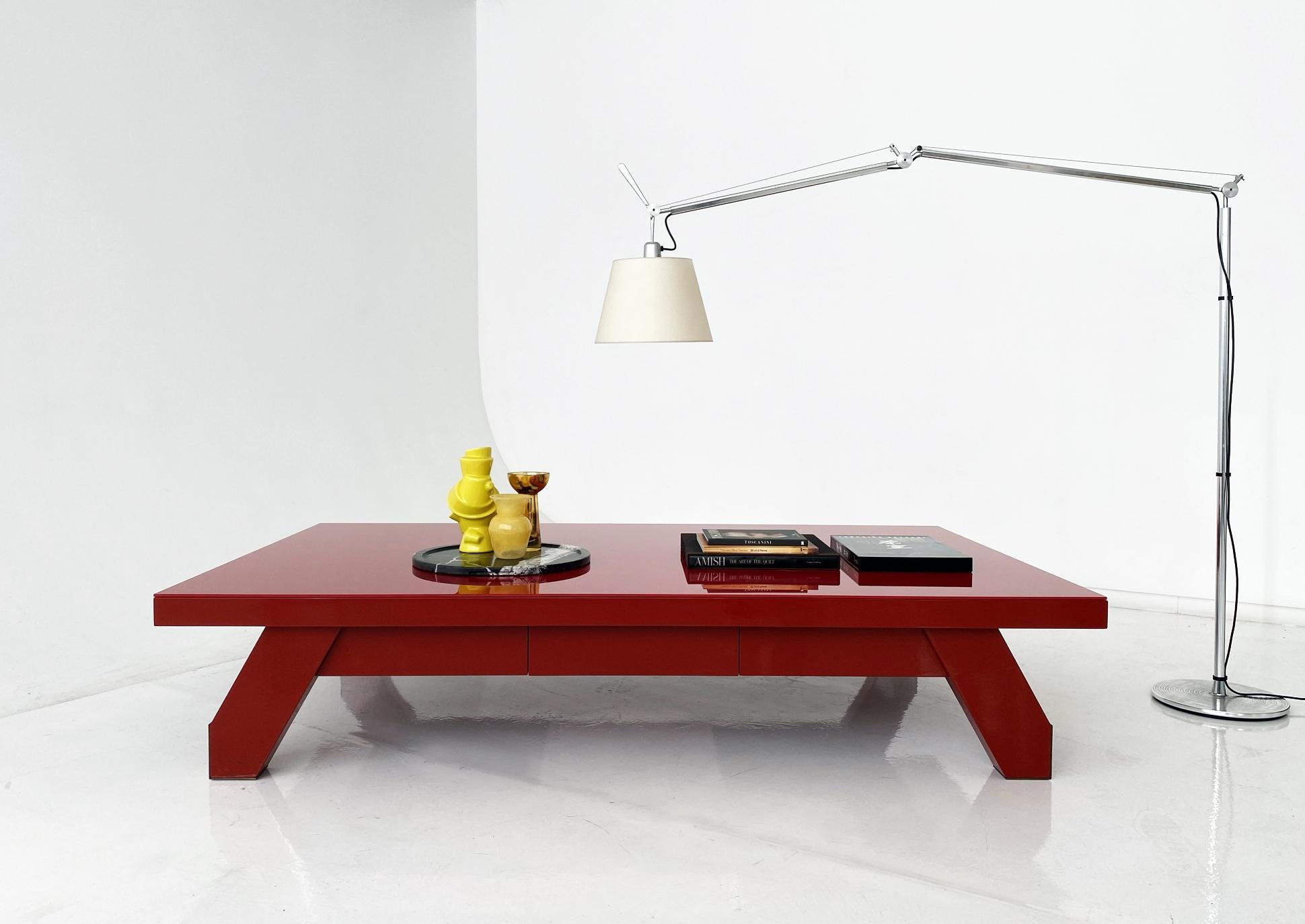 Italian Dodolo, the Coffee Table with the Secret Drawer For Sale