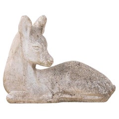 Doe Cast Stone Garden Ornament