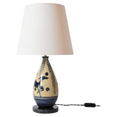 Doe pattern Primavera ceramic lamp, 1930s.