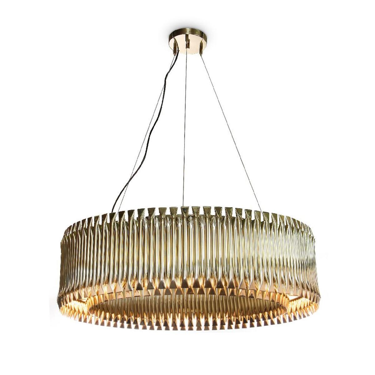 Contemporary Doe Round Chandelier For Sale