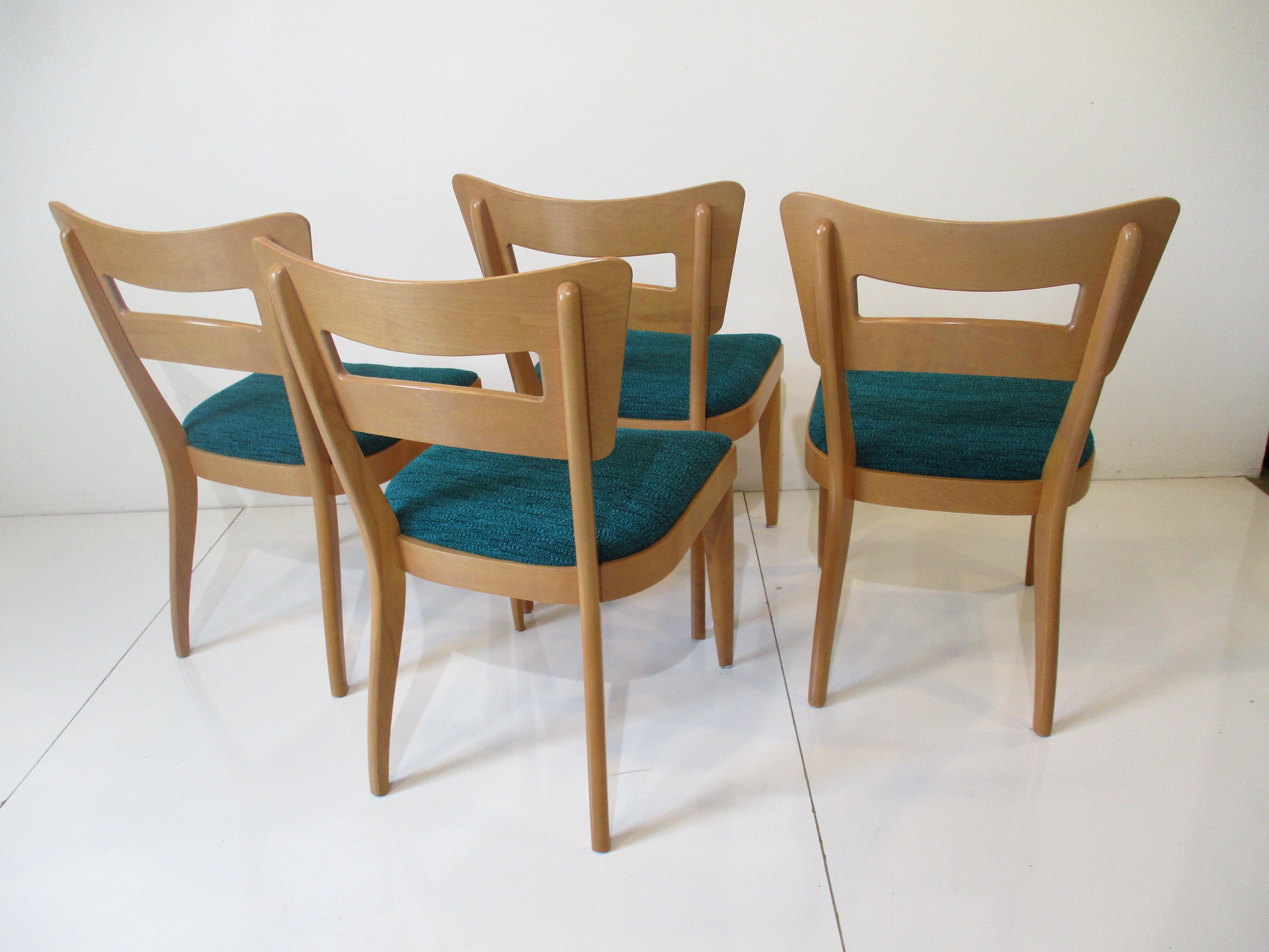 Dog Bone Champagne Toned Dining Chairs by Wakefield 3