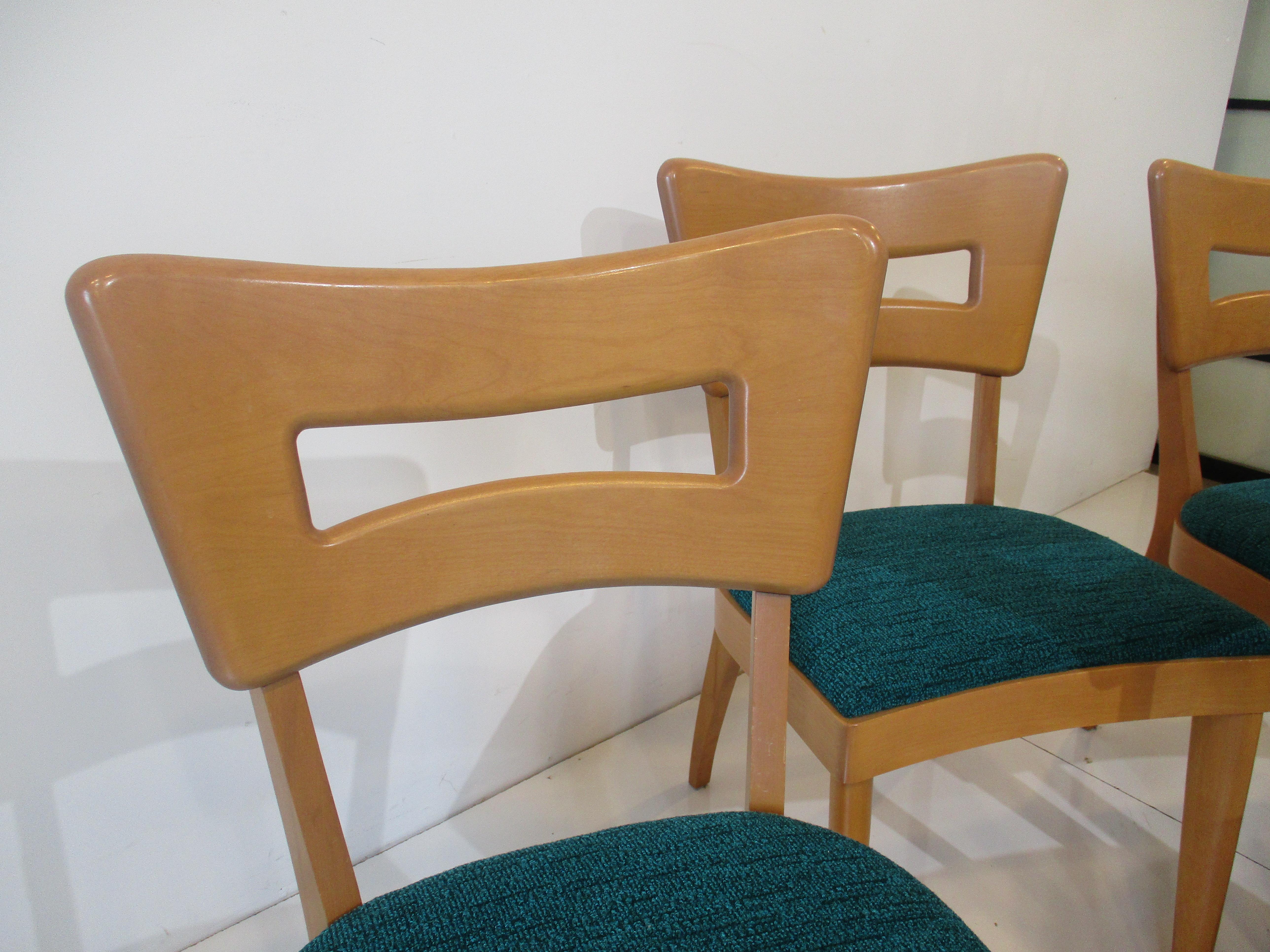 20th Century Dog Bone Champagne Toned Dining Chairs by Wakefield