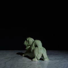 Dog Figurine in Porcelain by Gunnar Nylund