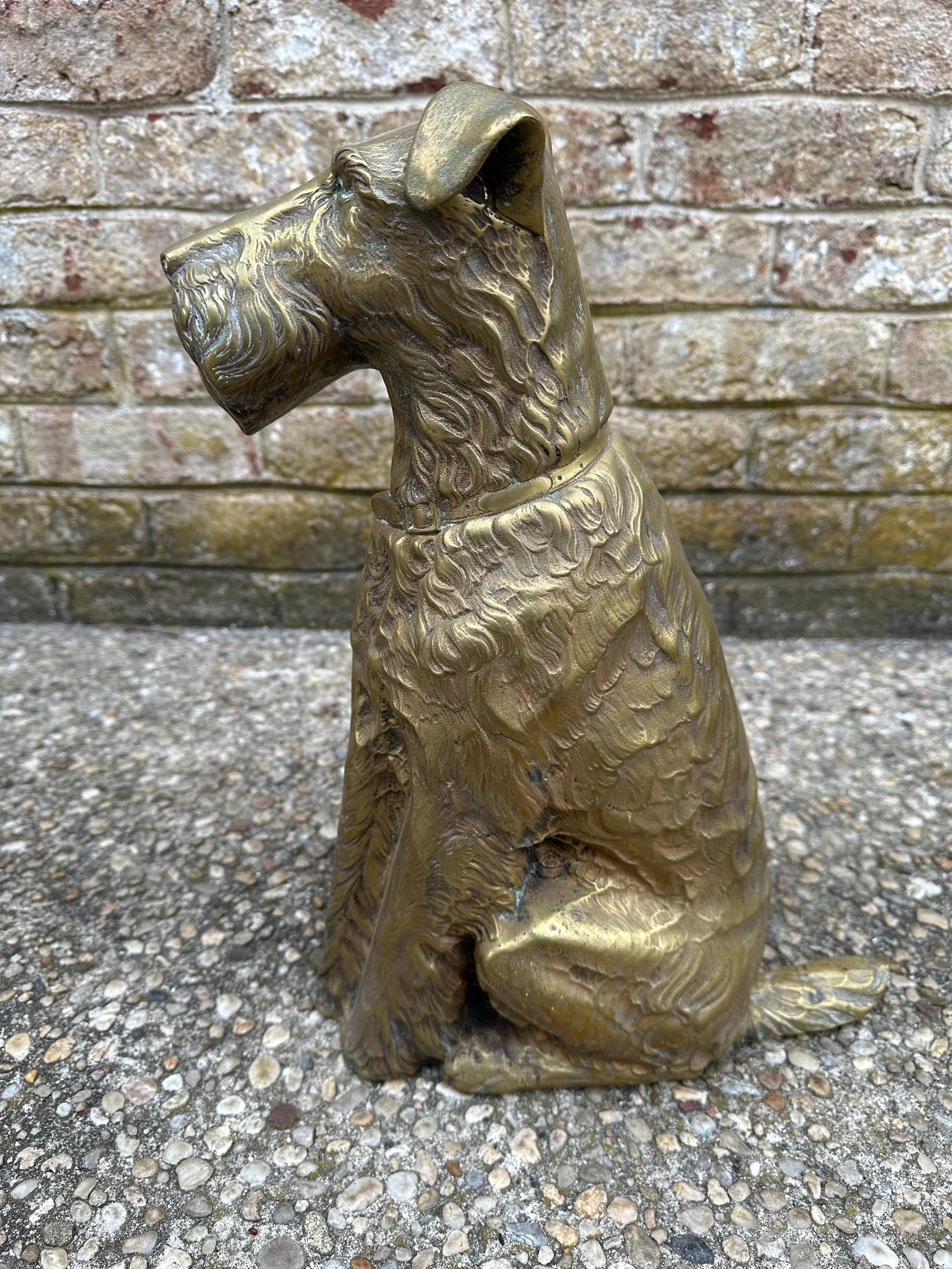 Dog Form Fireplace Tools In Good Condition For Sale In East Hampton, NY