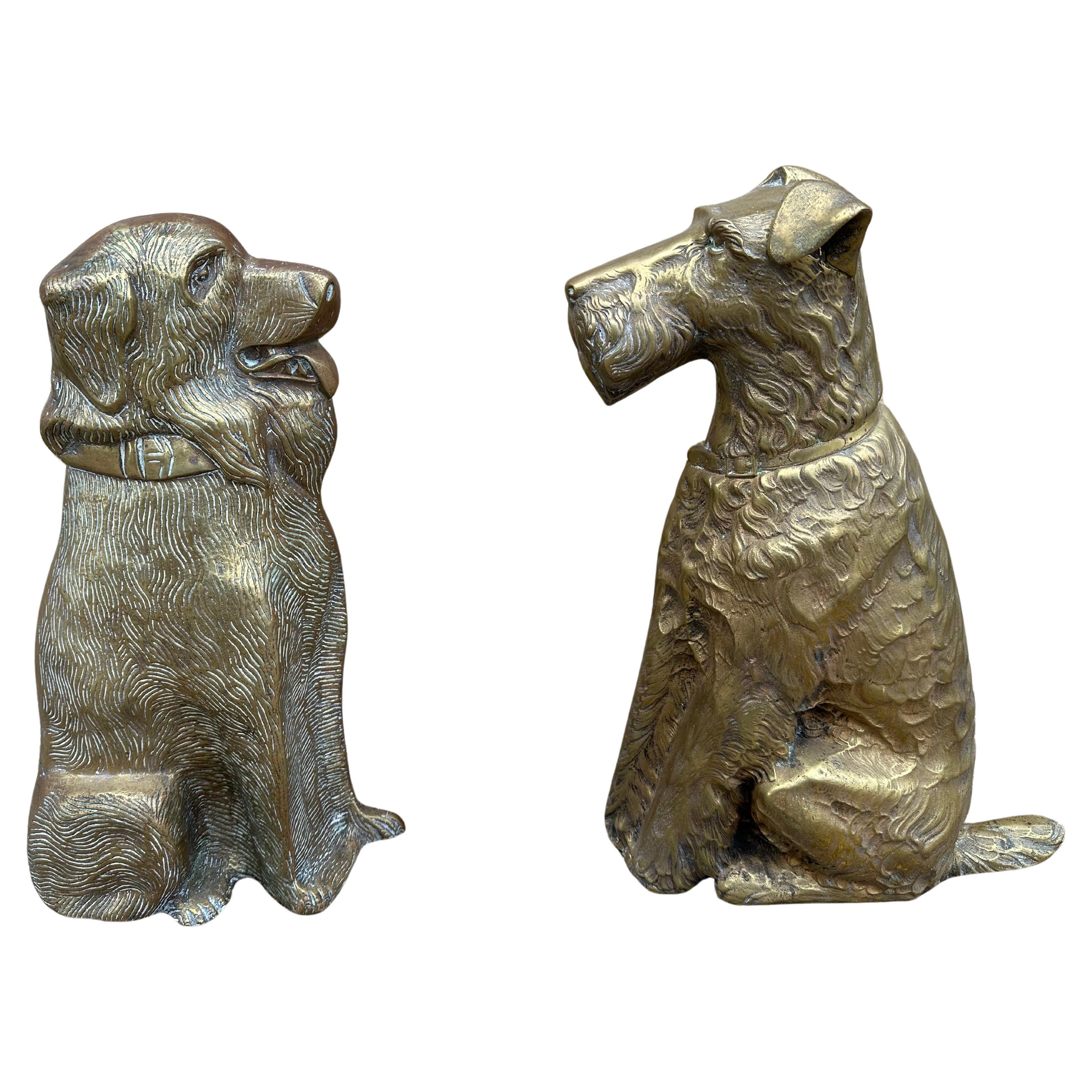 Dog Form Fireplace Tools