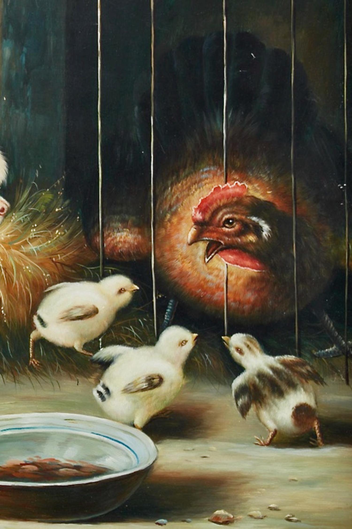 Dog Painting, 19th Century im Zustand „Gut“ im Angebot in Pasadena, CA