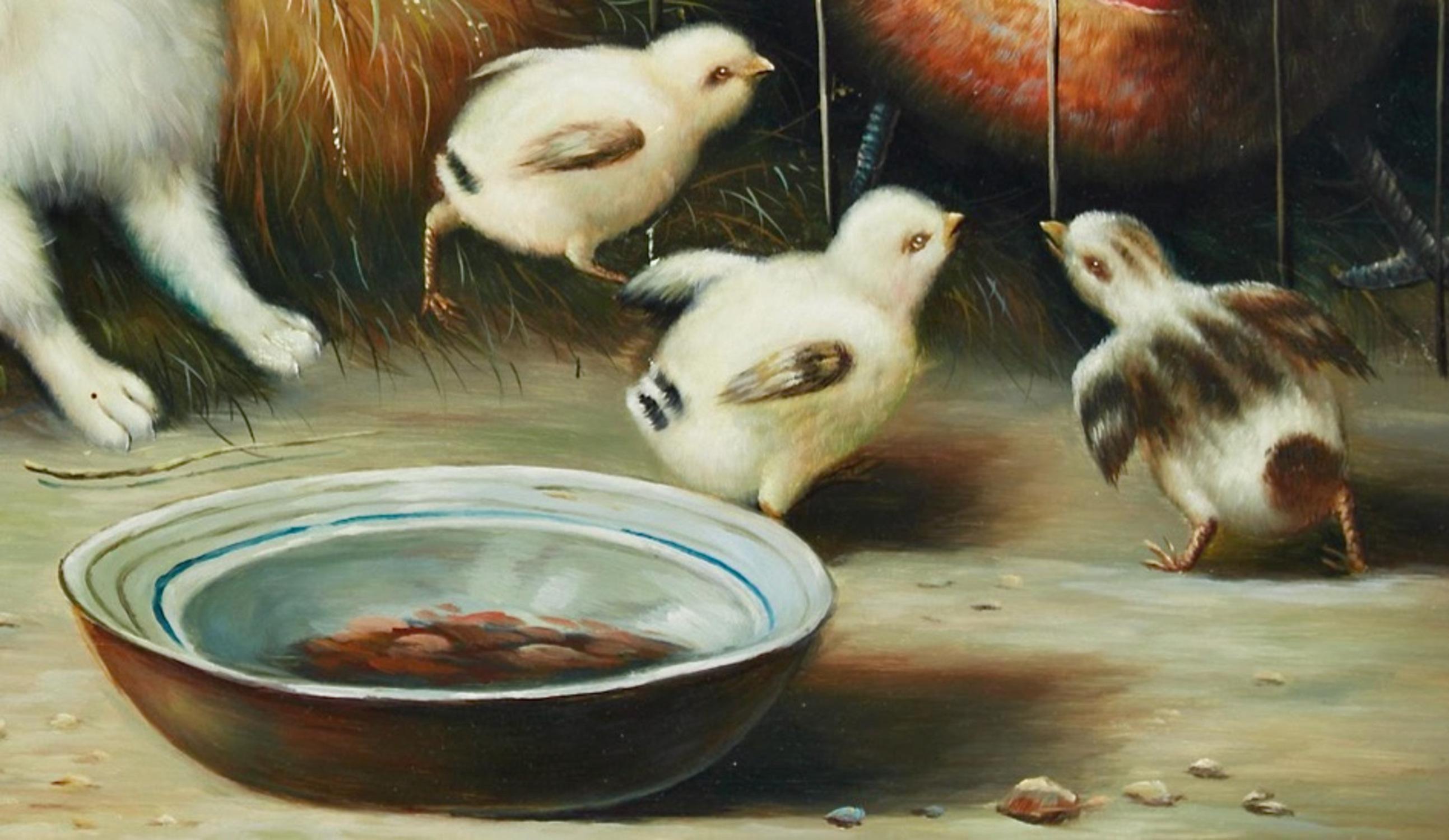 Dog Painting, 19th Century im Angebot 3
