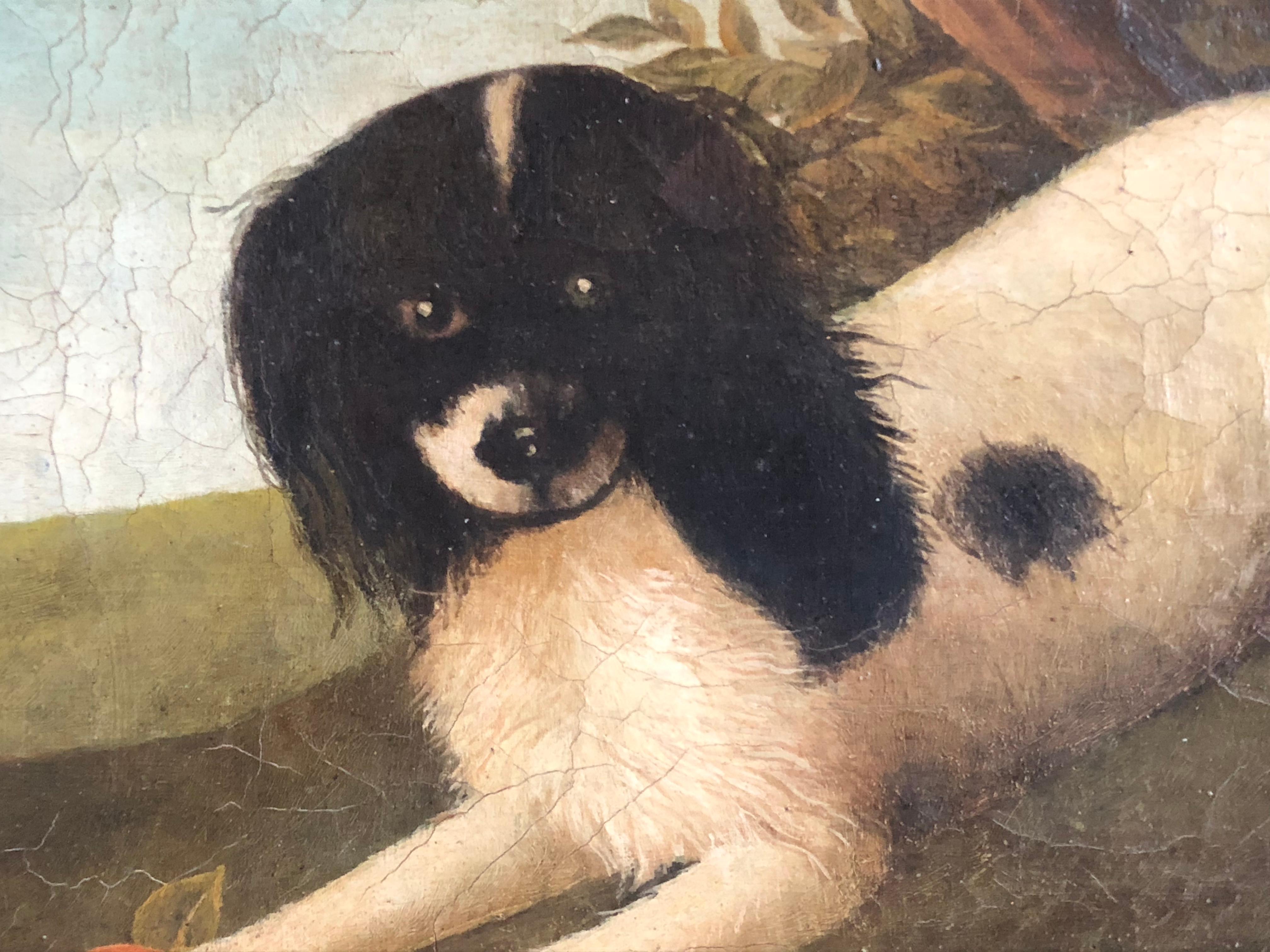Dog Painting, French, 20th Century In Good Condition In Doylestown, PA