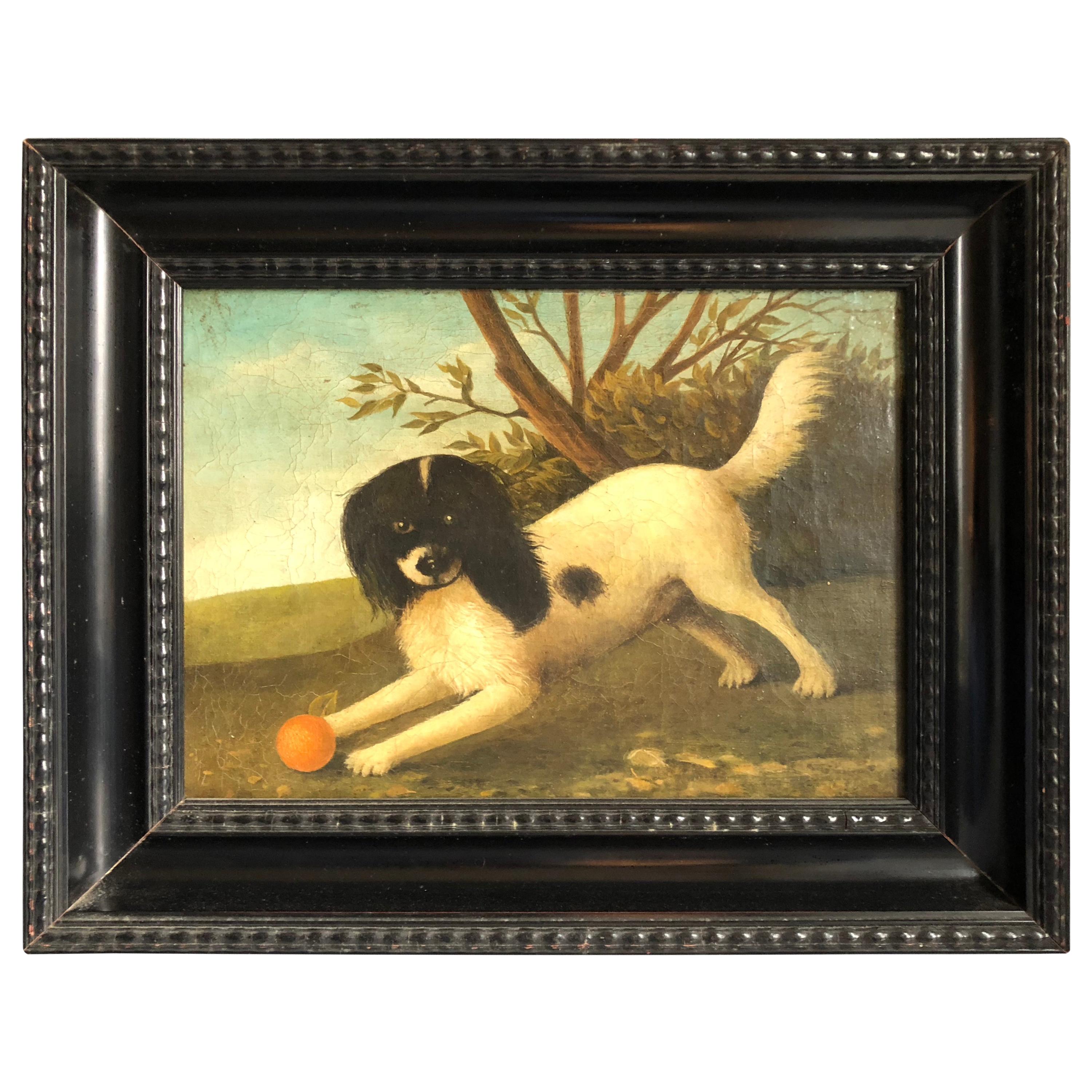 Dog Painting, French, 20th Century