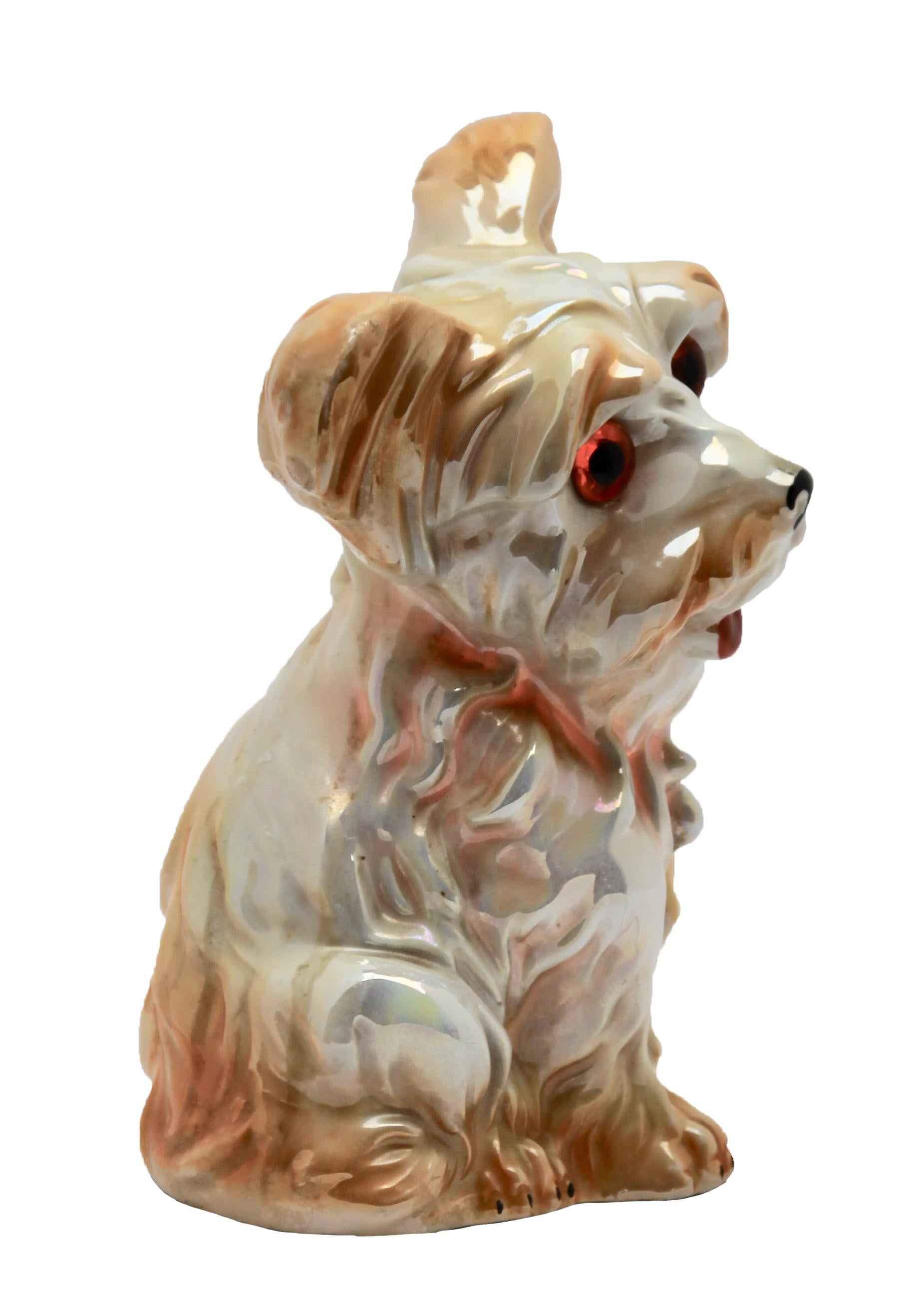 Art Nouveau Dog Perfume Lamp / Air Purifier /Carl Scheidig Gräfenthal, Germany, circa 1930s For Sale