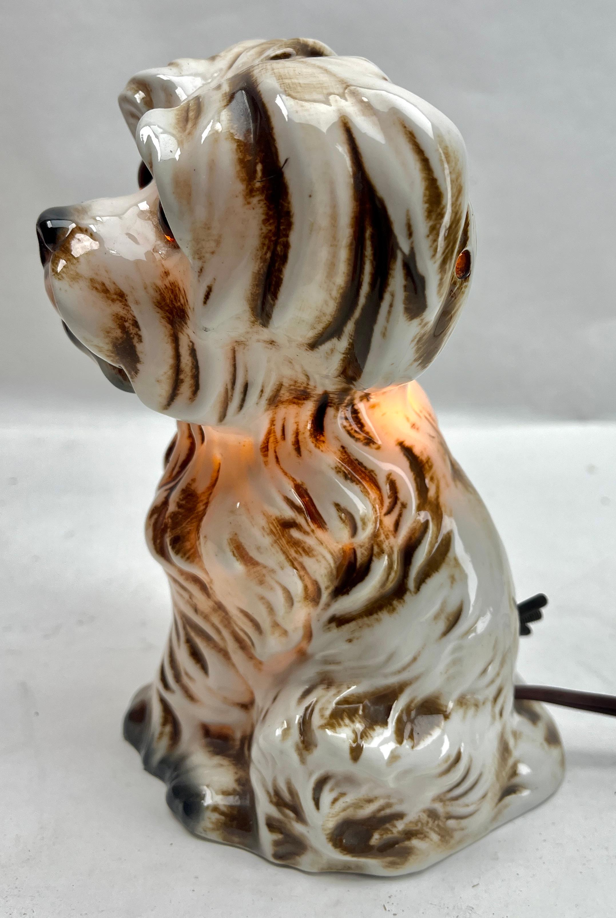 Mid-20th Century Dog Perfume Lamp / Air Purifier /Carl Scheidig Gräfenthal, Germany, circa 1930s For Sale