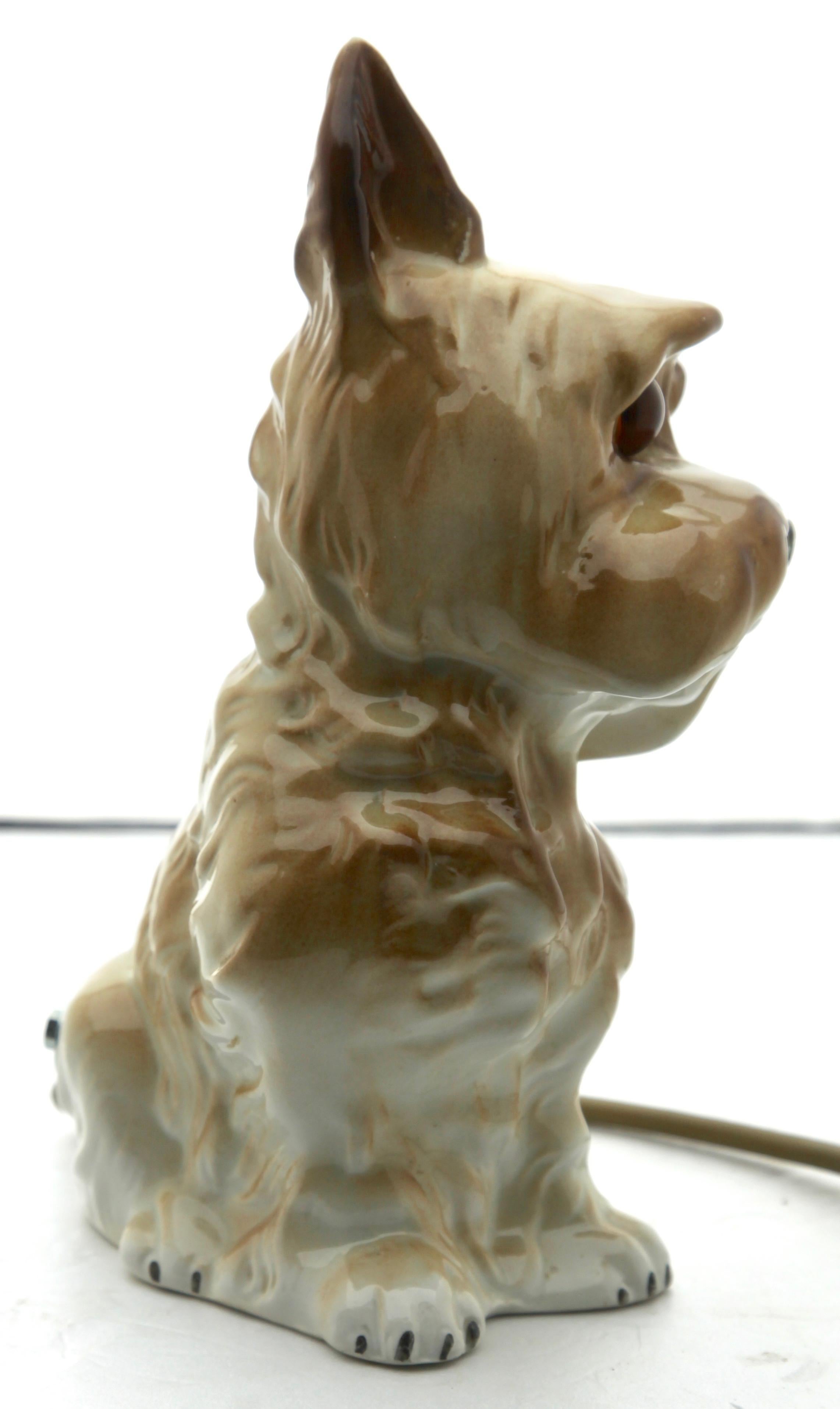 Hund Parfümlampe / Air Purifier /Carl Scheidig Grfenthal, Deutschland, ca. 1930er Jahre (Keramik) im Angebot