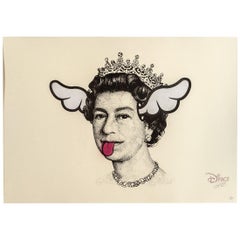 Dog Save The Queen Original Print par D*Face