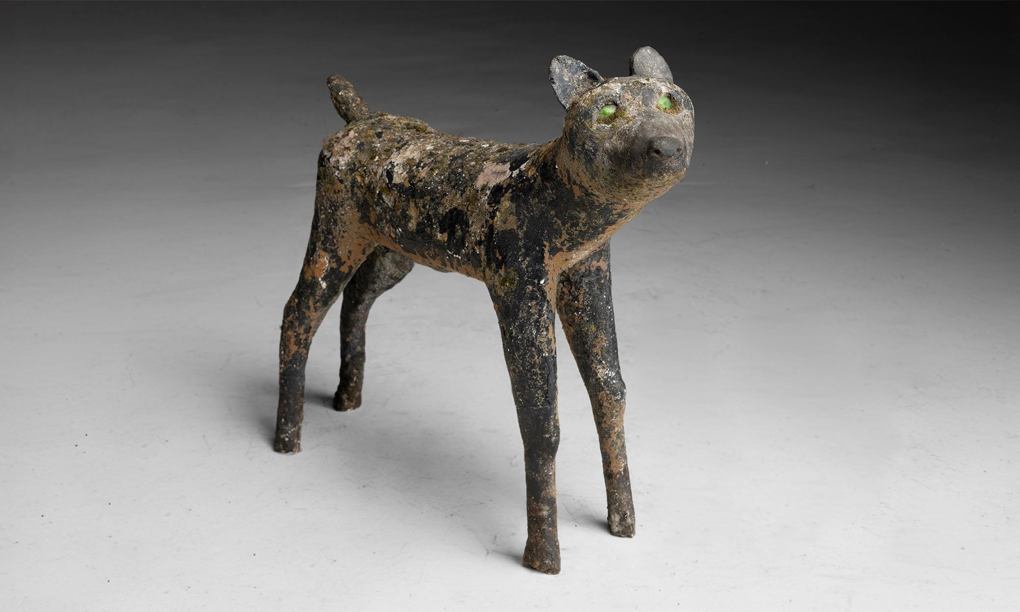 Early 20th Century Dog Sculpture, France 1900