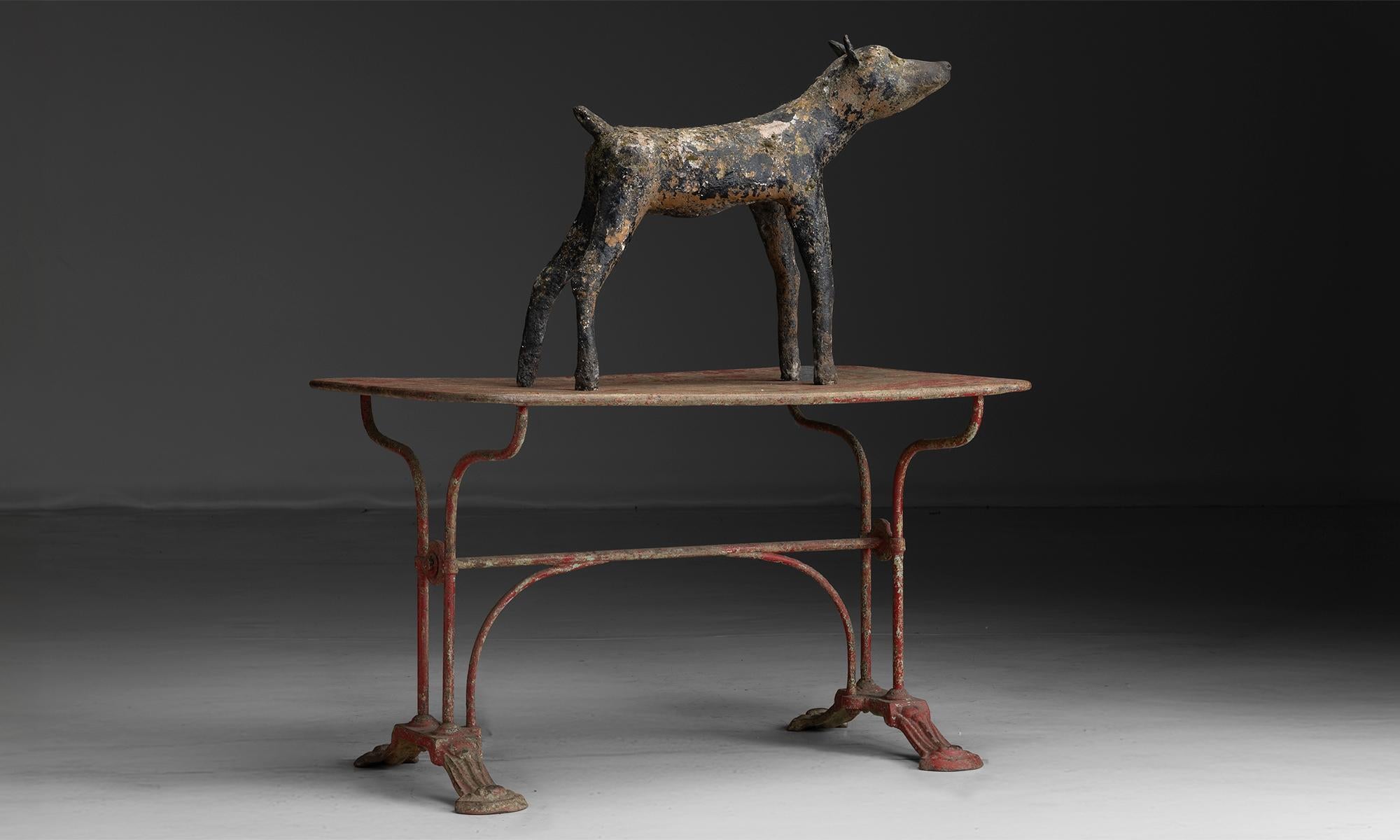 Dog Sculpture, France 1900 1