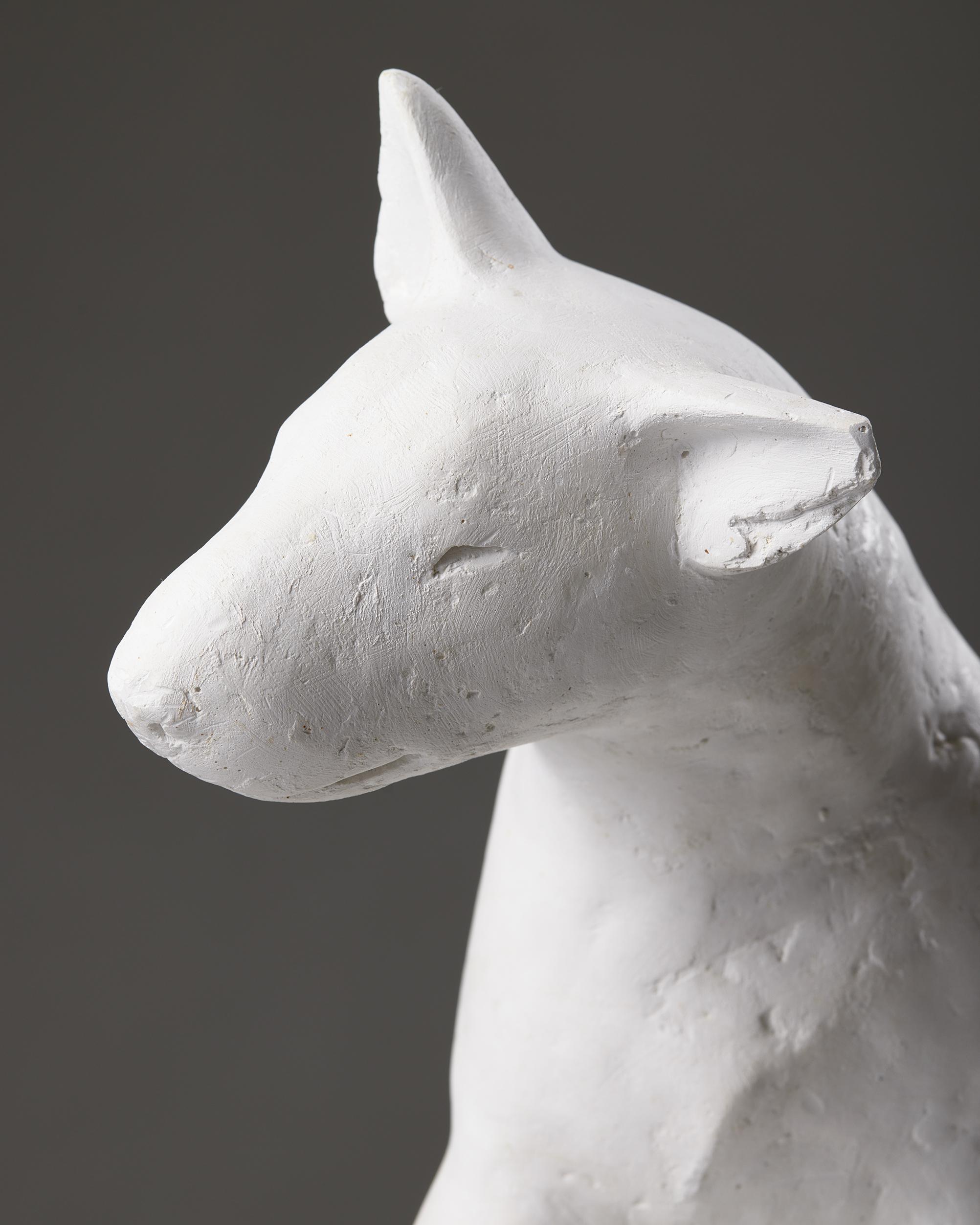 Sculpture de chien Rose de Sonja Petterson, Suède, 2000 en vente 1