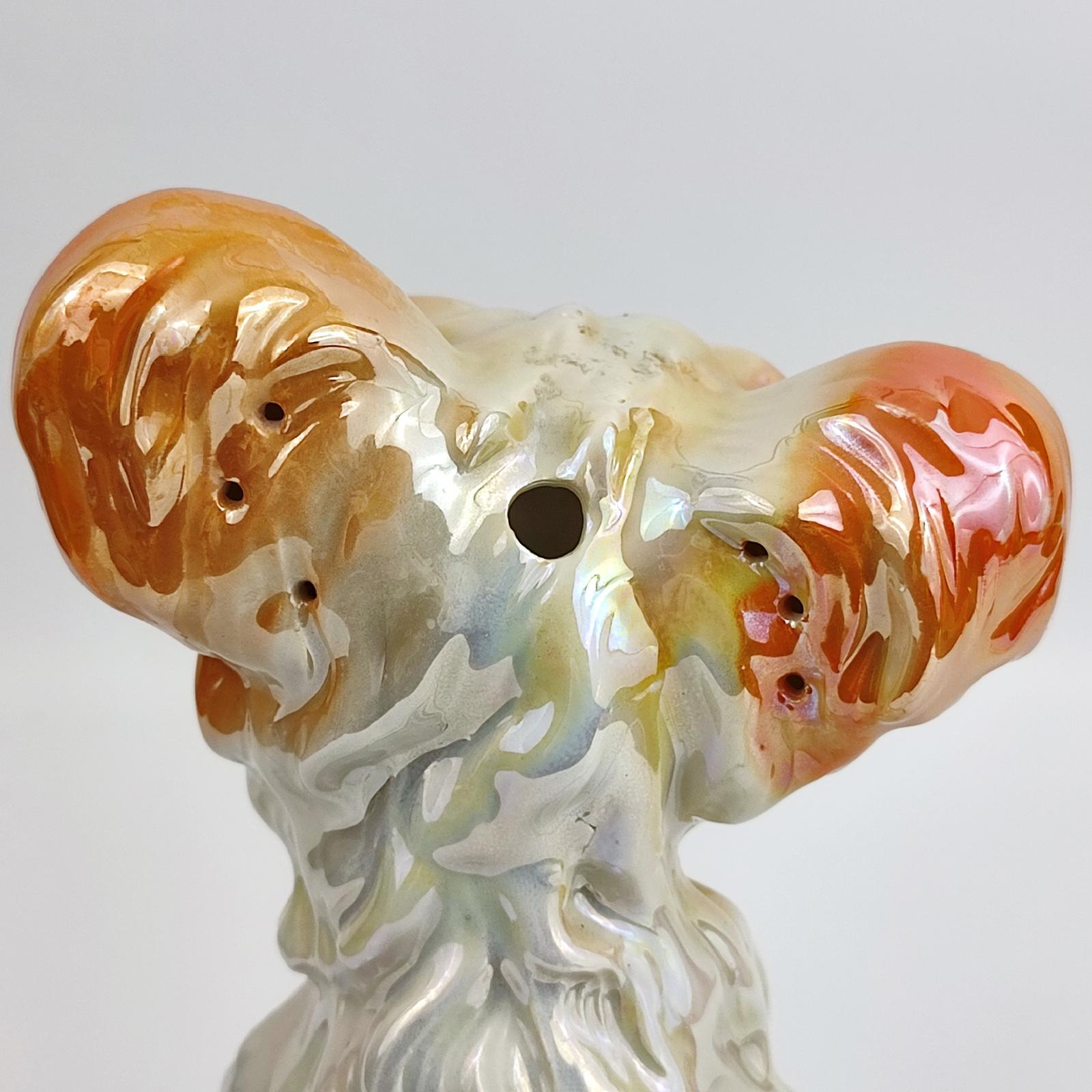 Lampe à parfum en forme de chien de Carl Scheidig Gräfenthal, Allemagne, années 1930 en vente 2