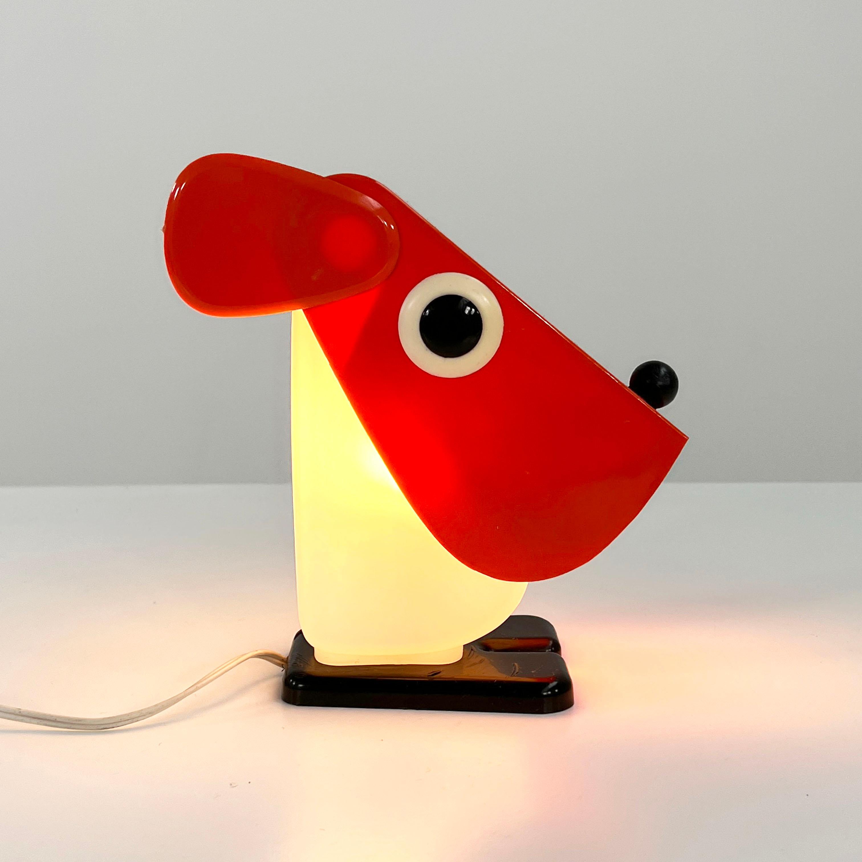 orange dog lamp advert
