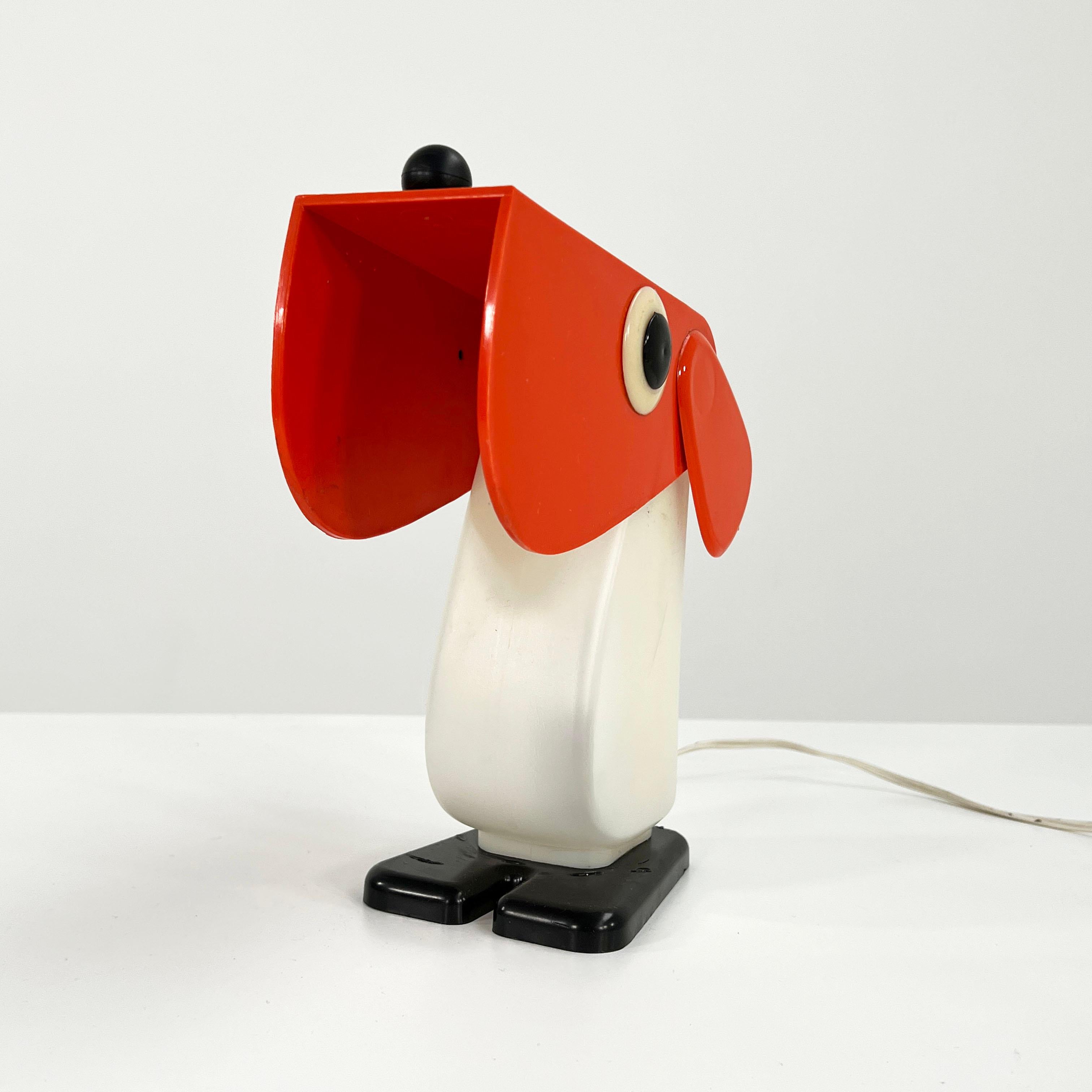 Late 20th Century Dog Table Lamp by Fernando Cassetta for Tacman, 1970s
