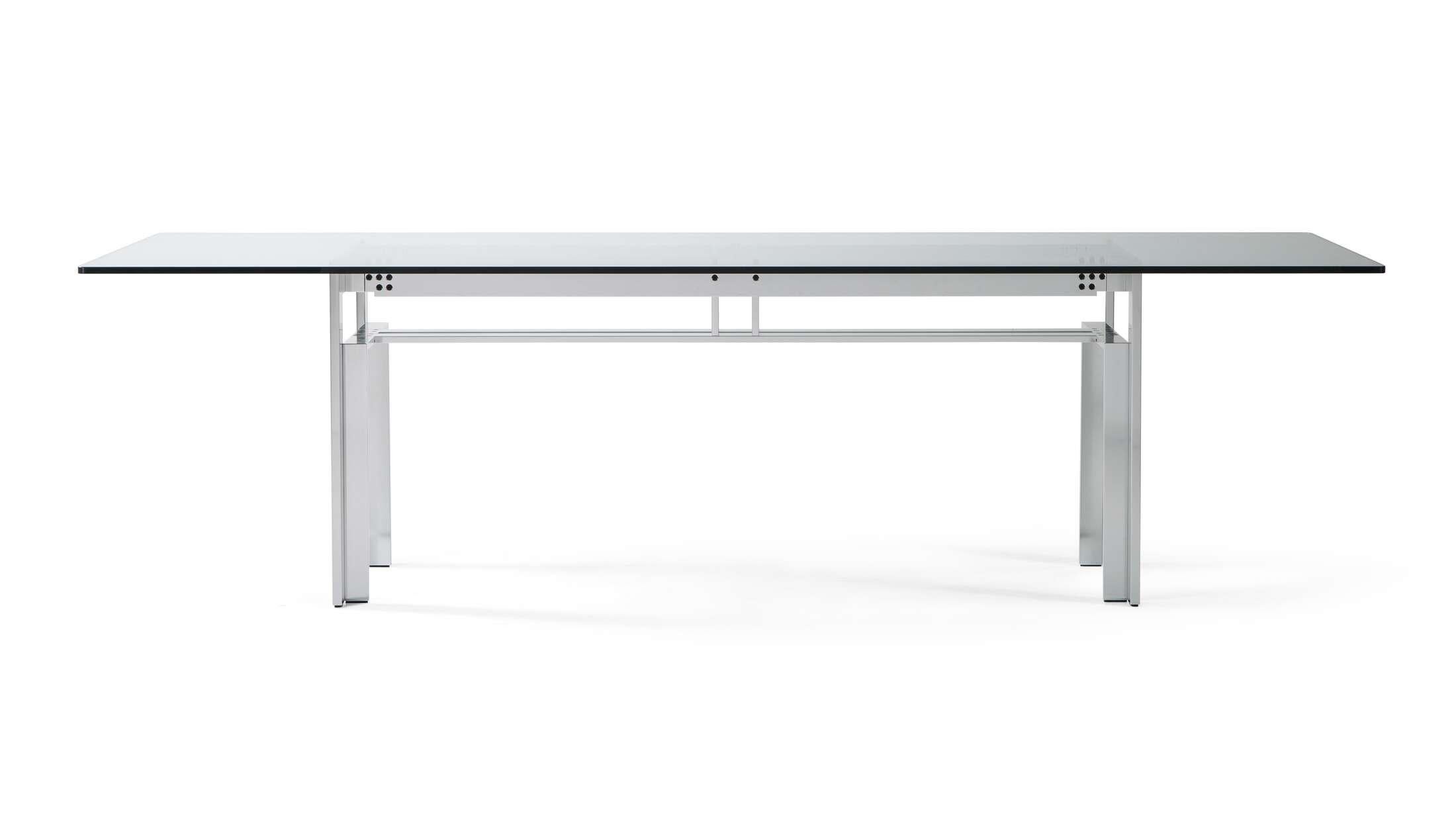 Aluminium Grande table à manger Doge de Carlo Scarpa pour Cassina en vente