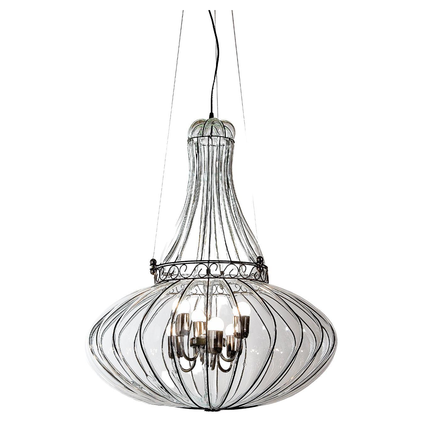 Picture of Small Industrial Conveyor Belt Chandelier For Sale at 1stDibs