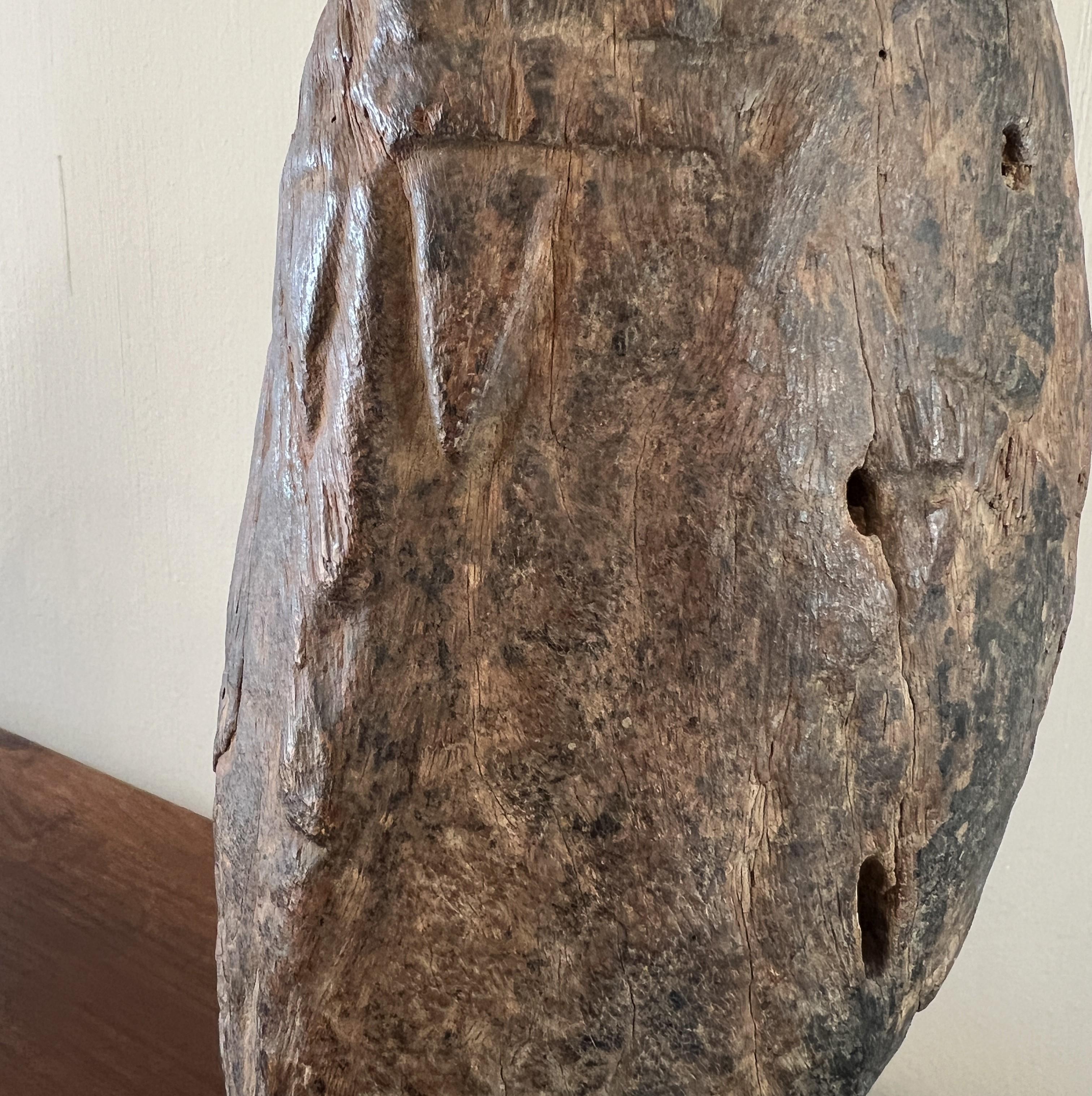 Sculpture de tête primitive abstraite de Dogon en vente 1