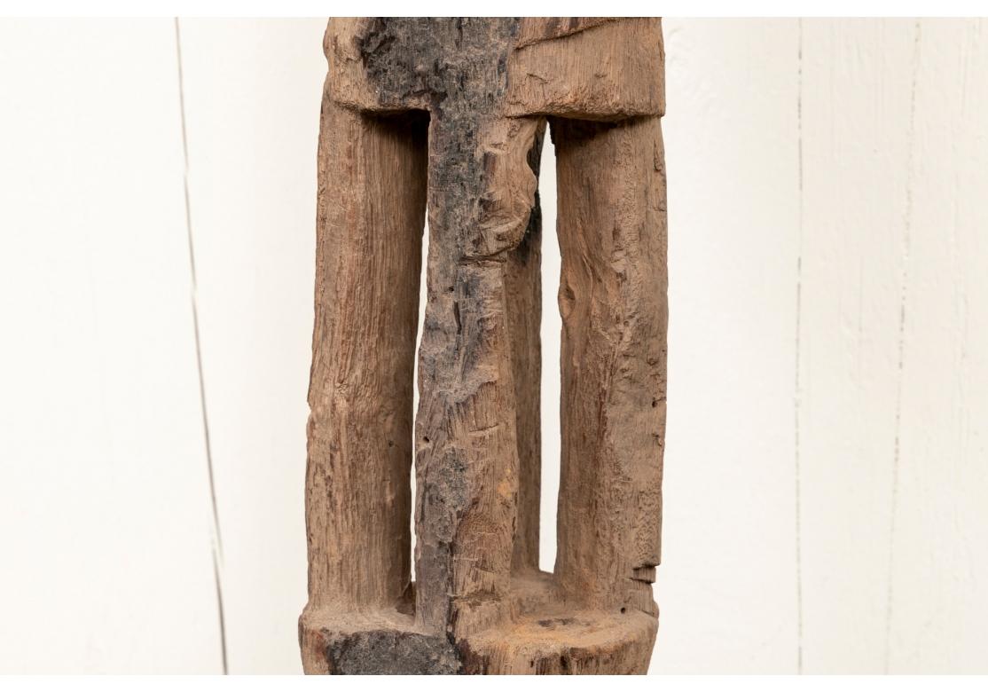 Pilon de rythme en bois dur sculpté de la Tribu Dogon au Mali, Afrique en vente 11