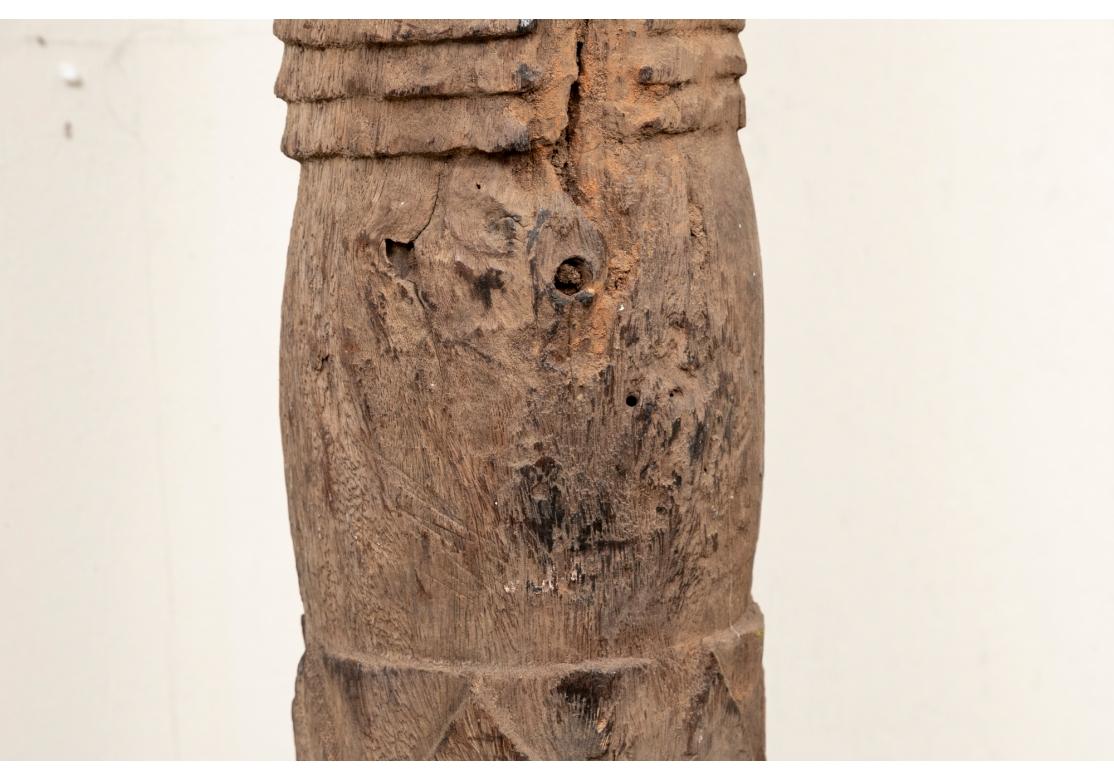 Pilon de rythme en bois dur sculpté de la Tribu Dogon au Mali, Afrique en vente 12