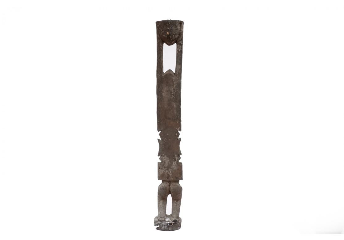 Dogon Tribe Double Ancestor Figure Sculpture (Handgeschnitzt) im Angebot