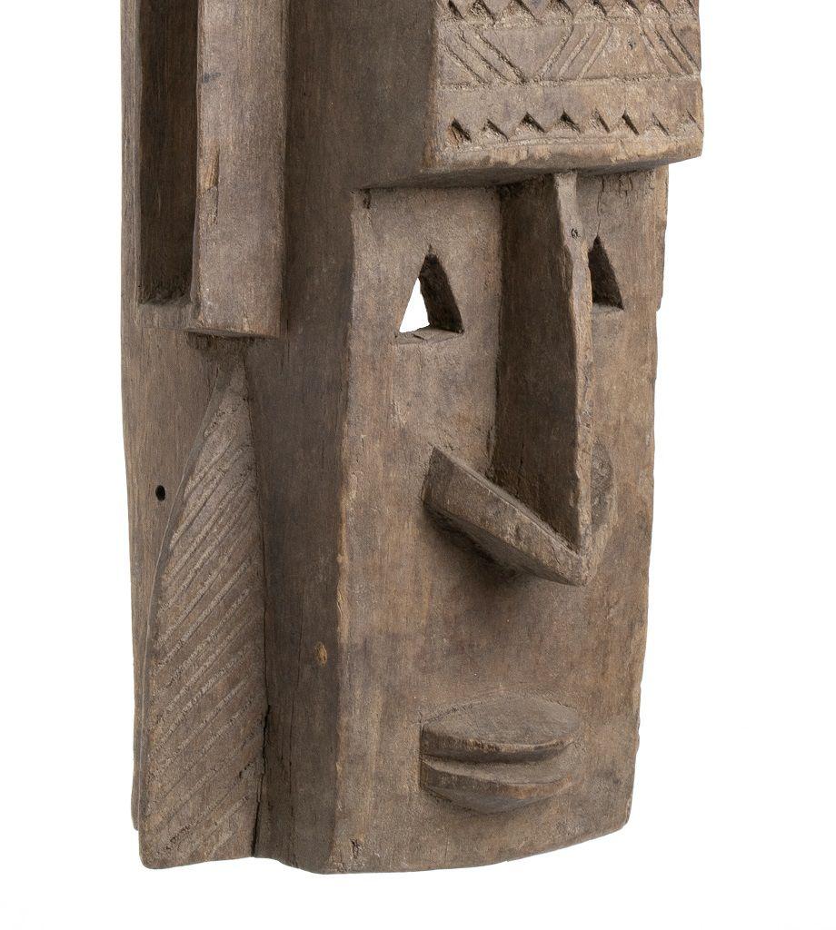 African Dogon Wood Mask, Mali, 1990
