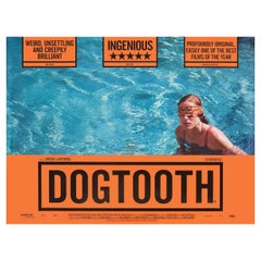 Dogtooth 2009 British Quad Film Poster