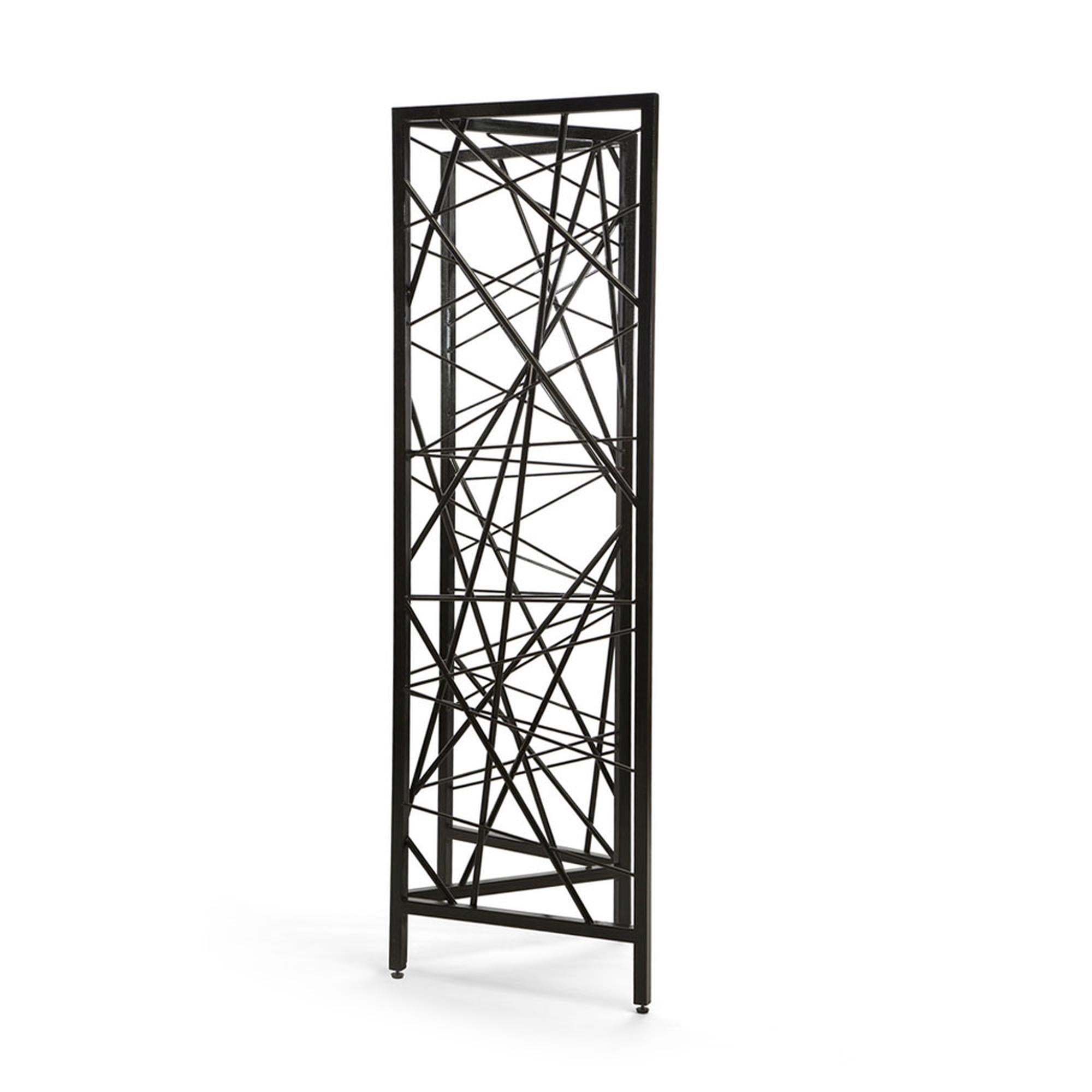 Modern Doheny Room Screen in Lacquered Ebony by Innova Luxuxy Group For Sale