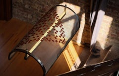 Doku Pendant-Hand Embroidery on Metal Wire Mesh