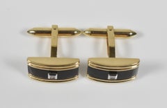 Dolan Bullock 14k Gold and Onyx Cufflinks
