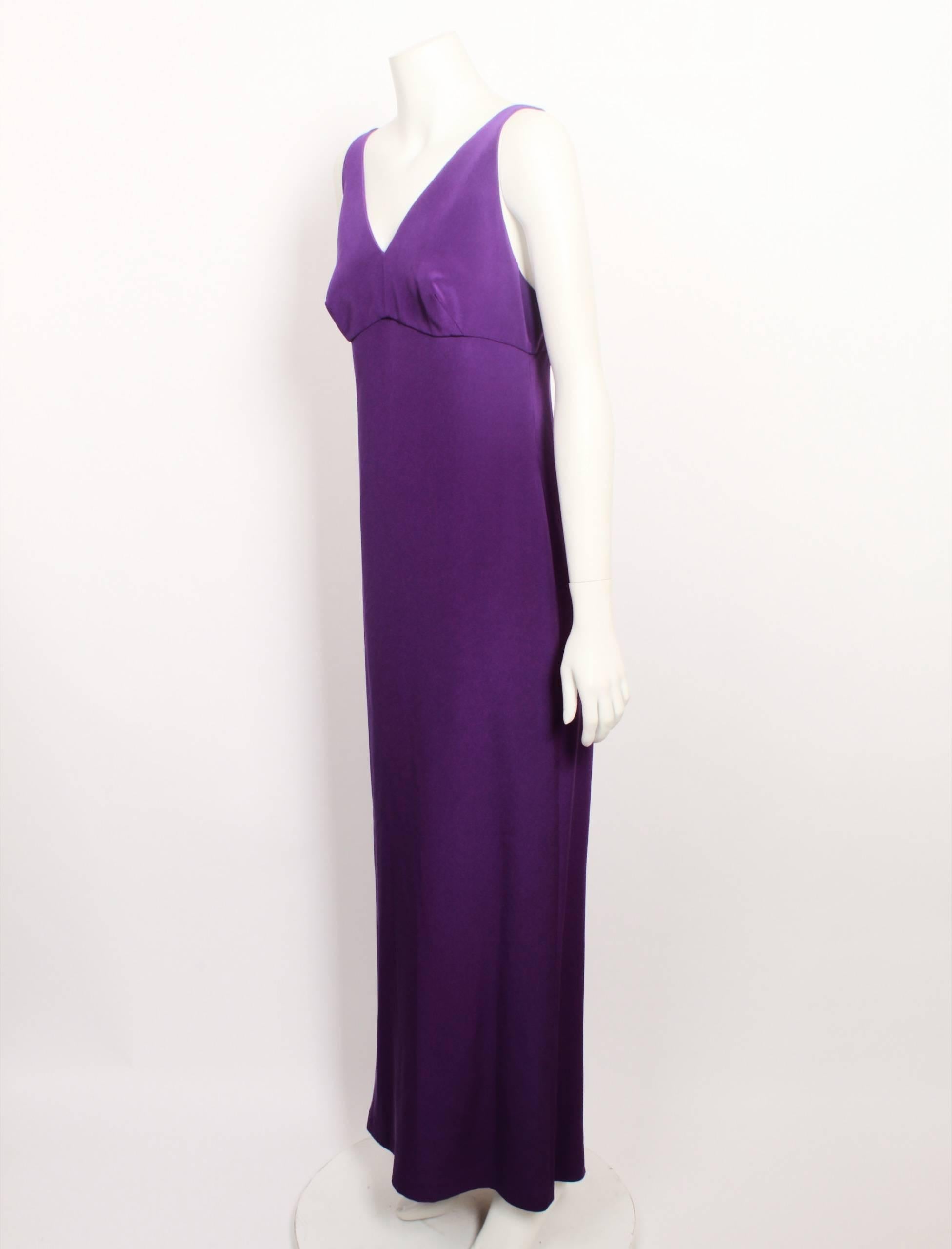 amethyst purple dress