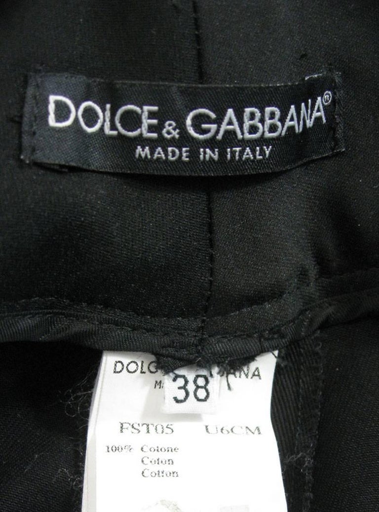 Dolce and Gabbana Black Tuxedo Dinner Pantsuit Ensemble For Sale at ...