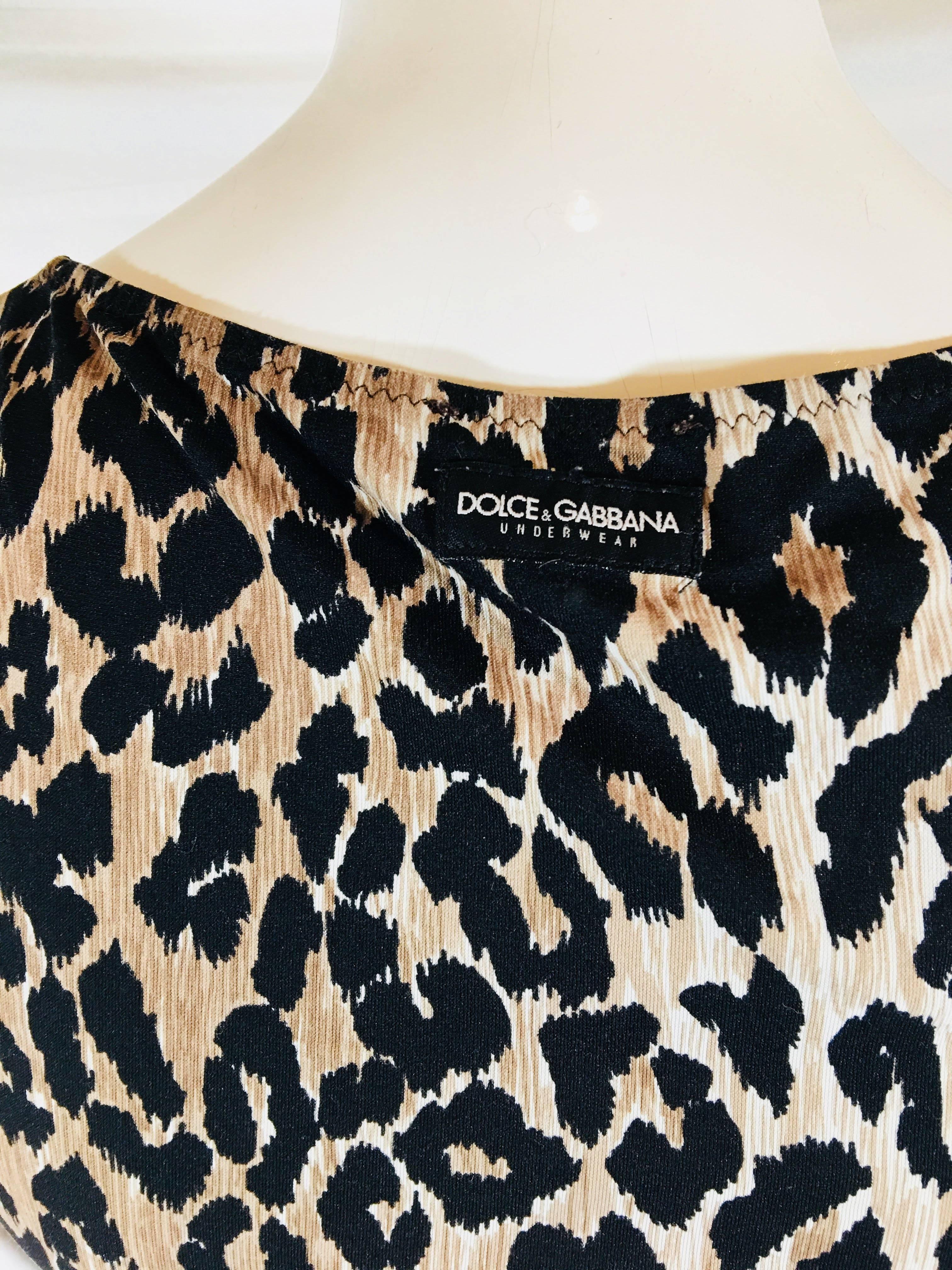 Dolce & Gabbana Cheetah Print Top 2