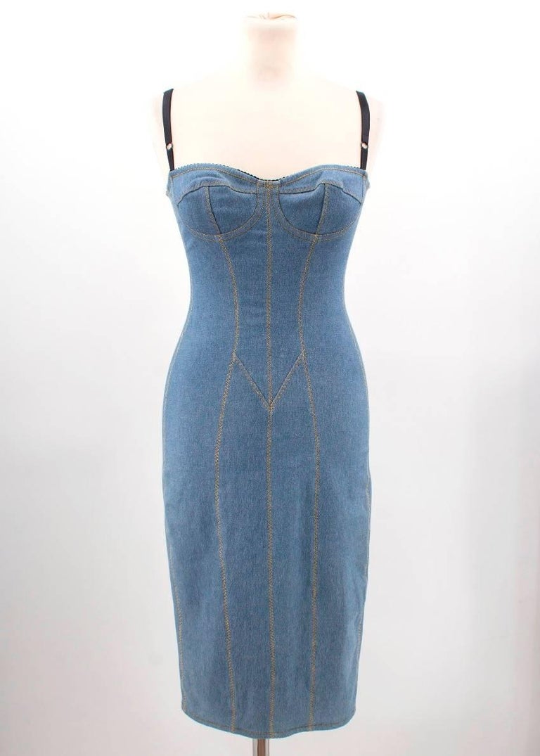 dolce gabbana jean dress