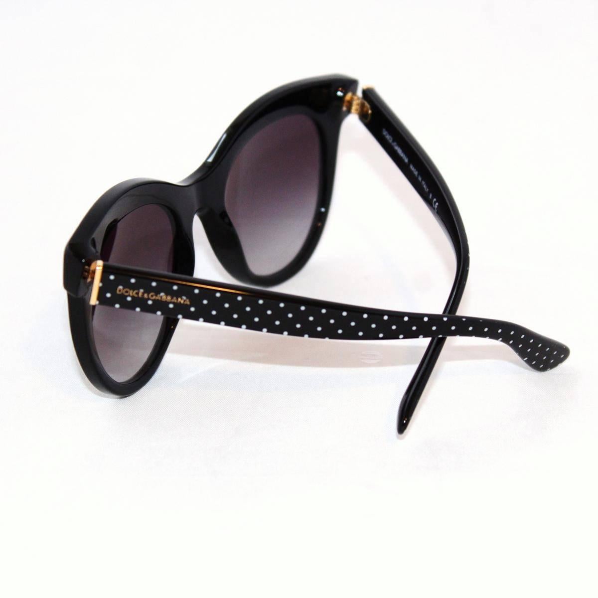Black Dolce & Gabbana DG 4311 Pois Sunglasses