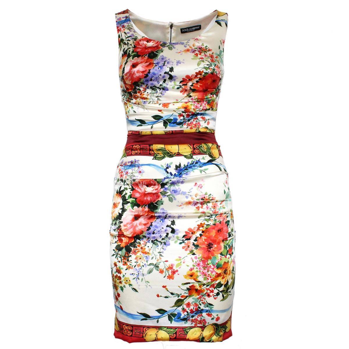 Dolce & Gabbana Floral Dress IT38