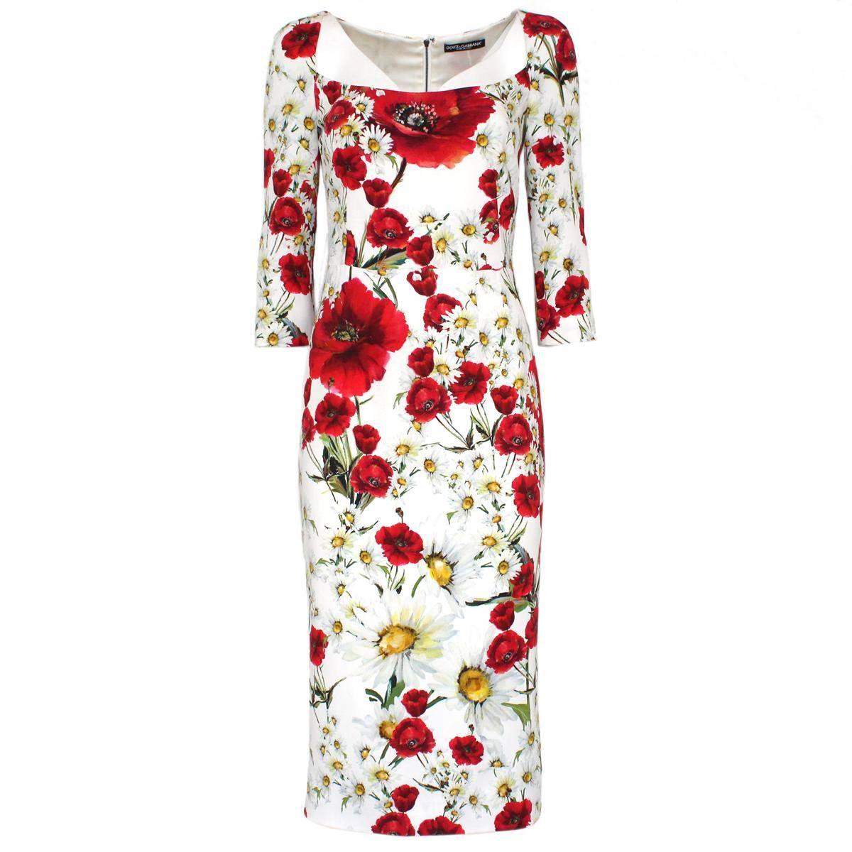 Dolce & Gabbana Long Floral Dress  