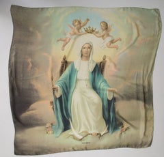 Dolce & Gabbana Silk Printed Scarf Rolled Edge Stromboli Collection, Spring 1998