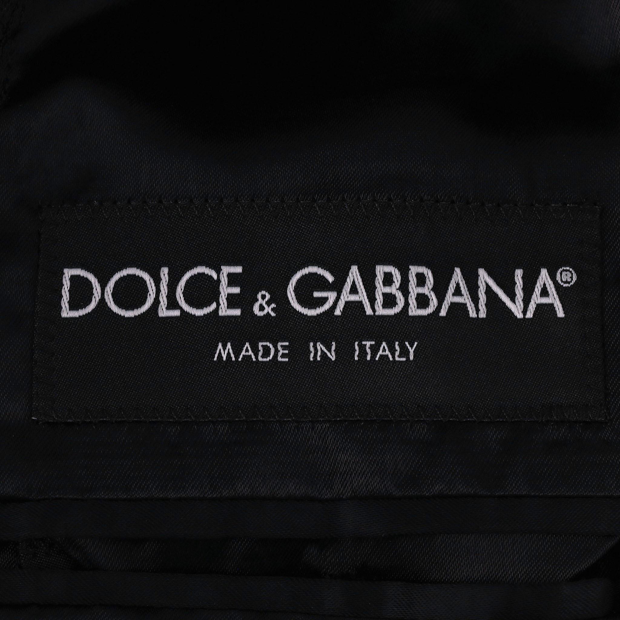 Men's Dolce & Gabbana Floral Jacquard Baroque Jacket For Sale