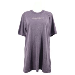 Dolce &amp; Gabbana Grey Logo T-Shirt - XL