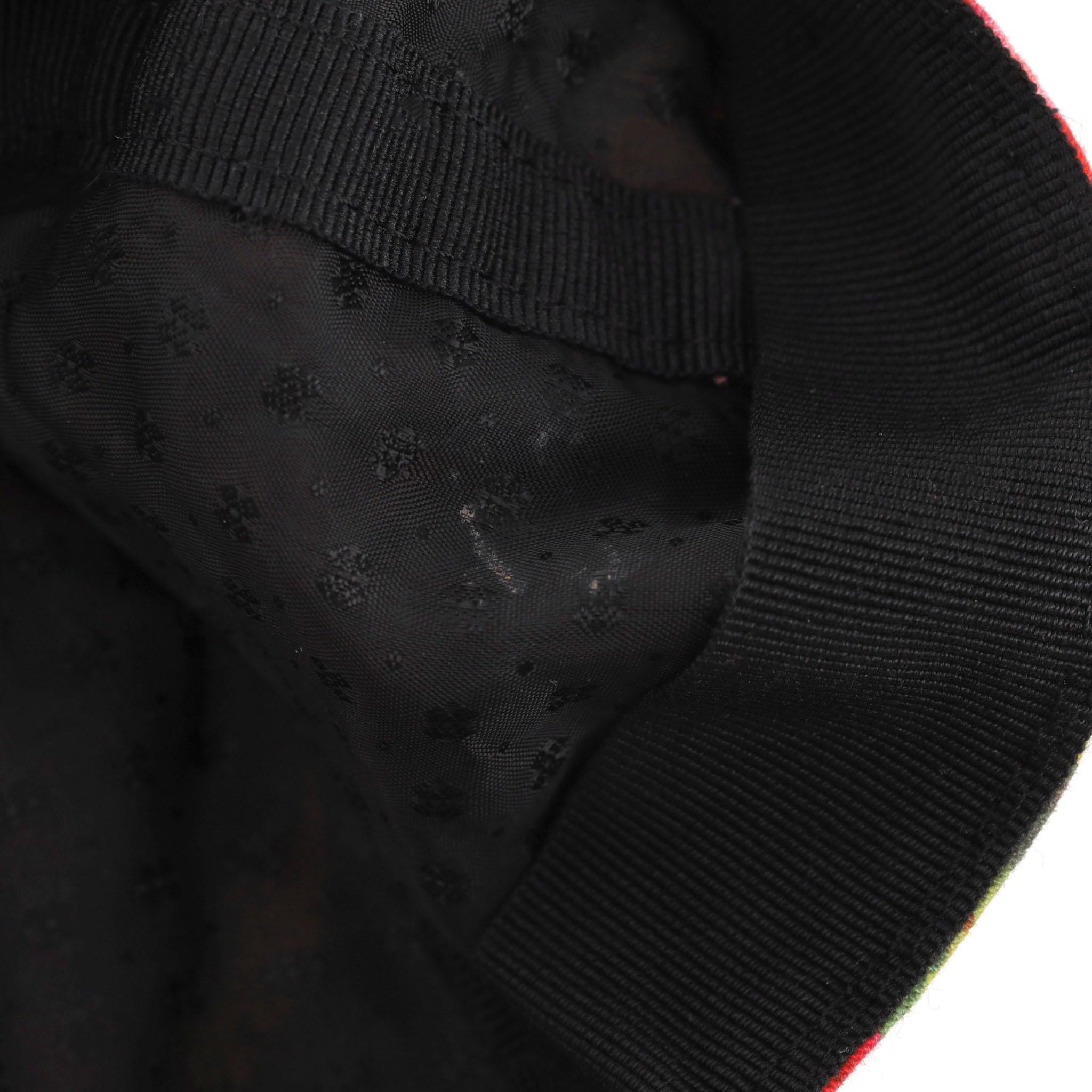 Dolce & Gabbana Rose Print 'DG' Logo Baseball Cap For Sale 6