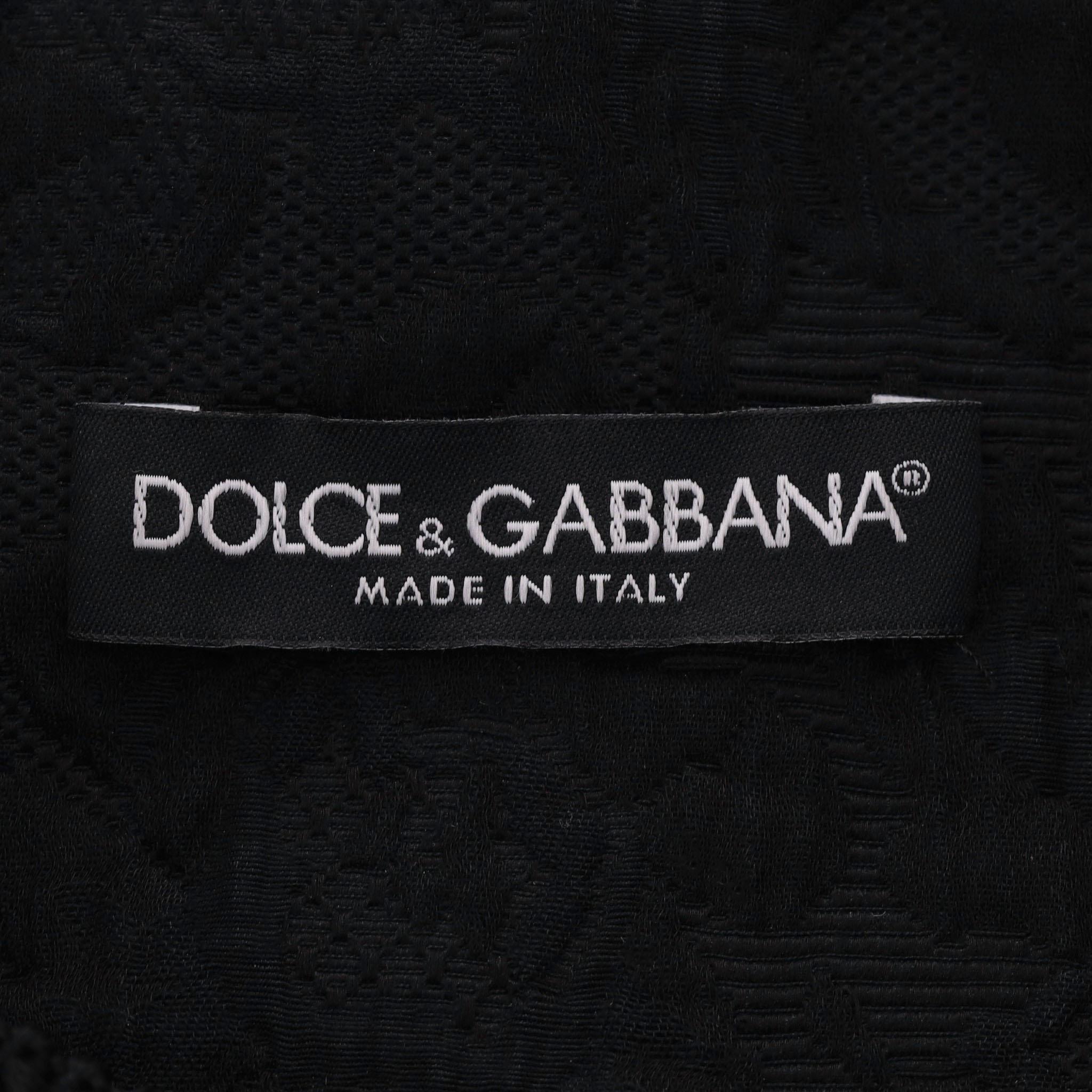 Dolce & Gabbana Silk & Cotton Blend Culotte Shorts For Sale 2