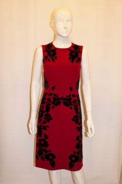 Dolce and Gabanna Black and Red Dress