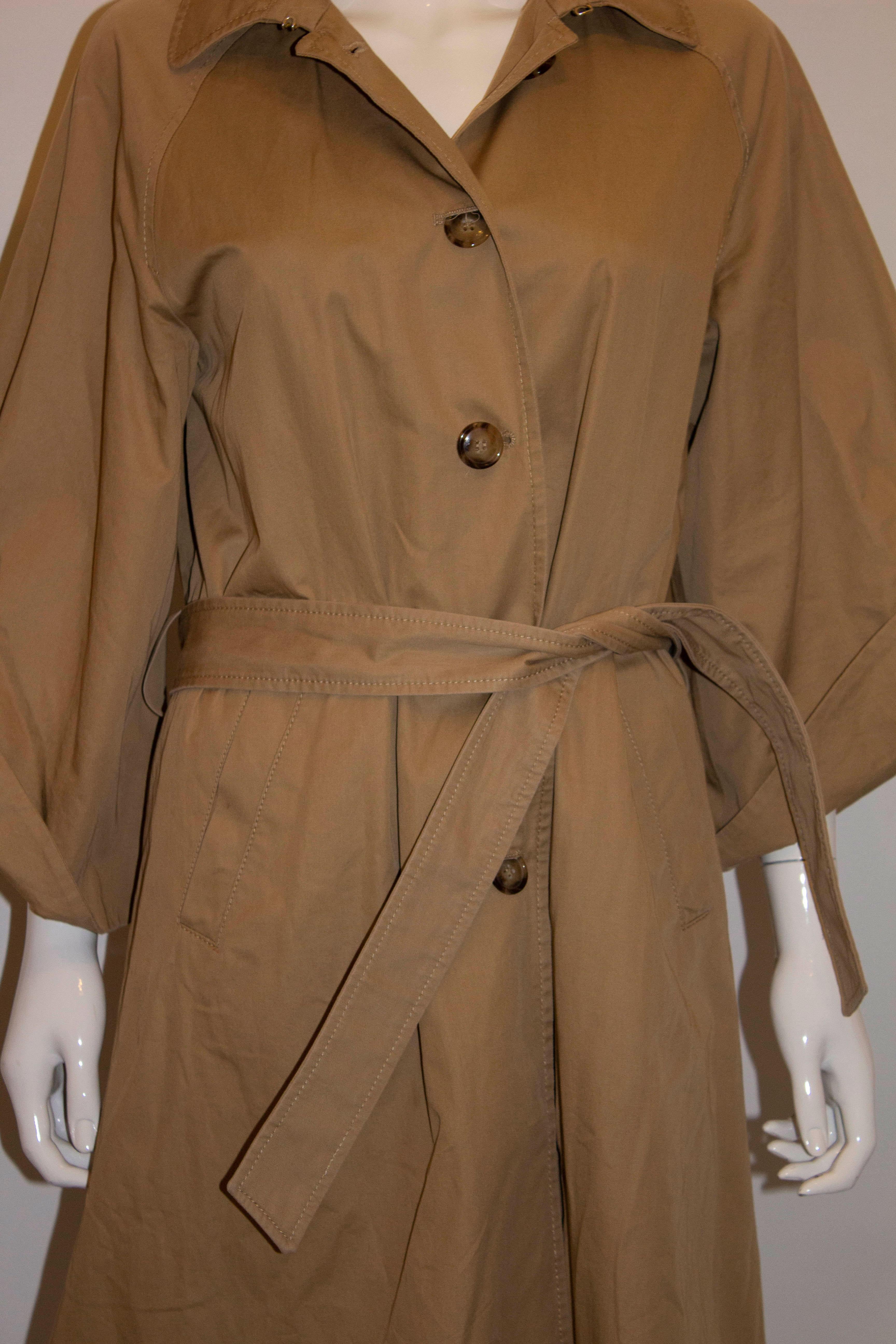 Brown Dolce and Gabanna Raincoat For Sale