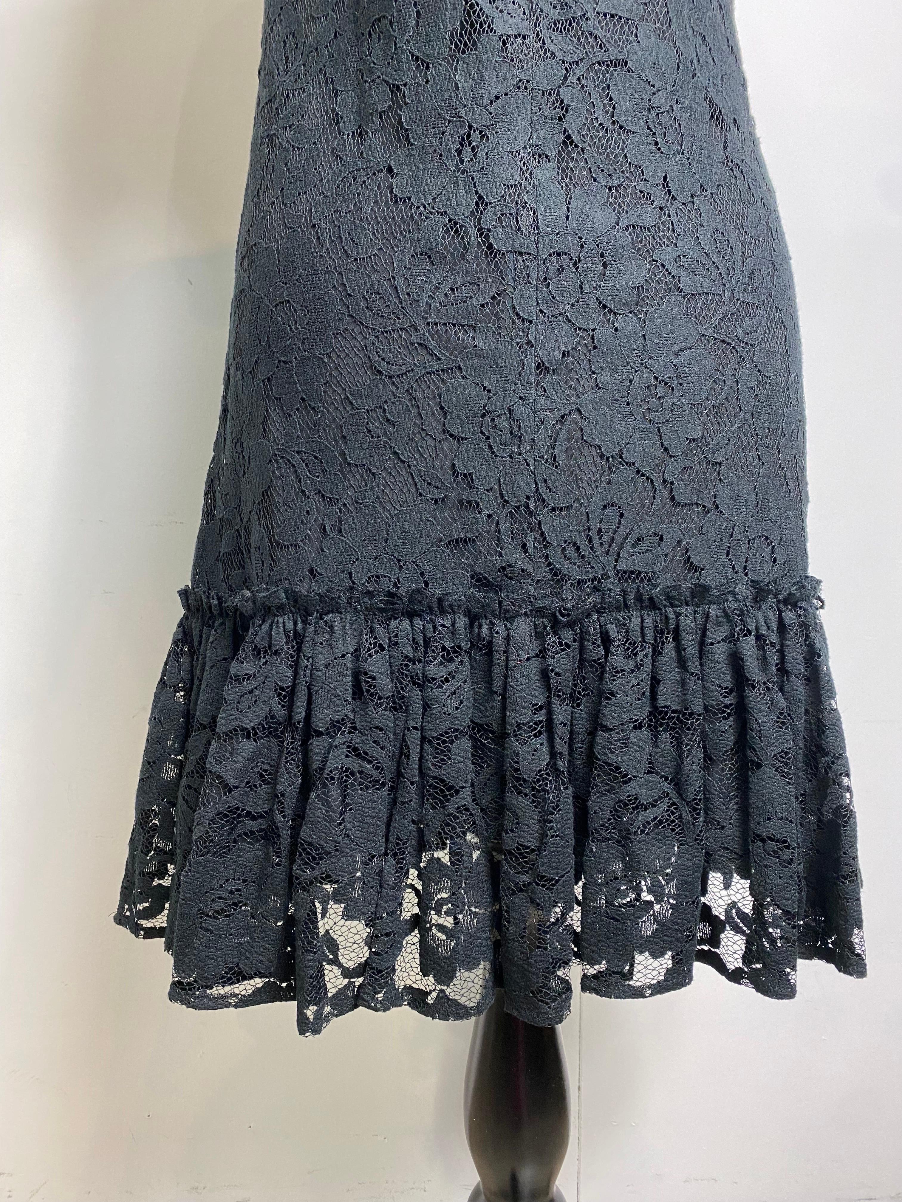 Dolce and Gabbana black lace Dress For Sale 1