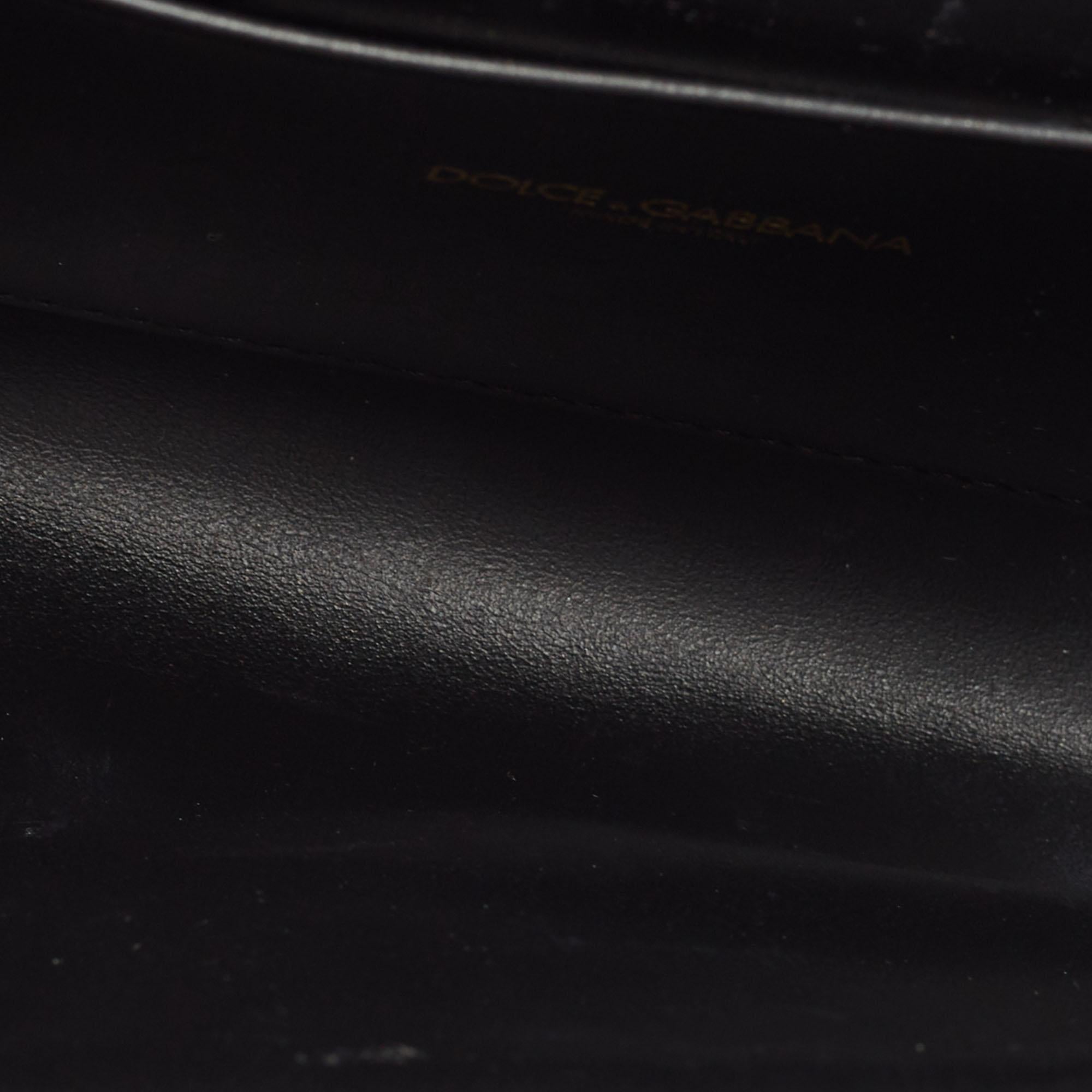Dolce and Gabbana Black Leather Devotion Belt Bag 4